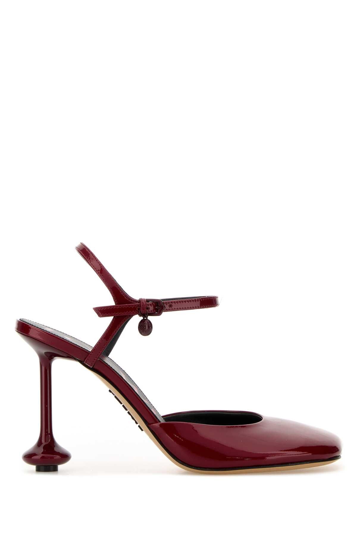 Loewe Tiziano Red Leather Toy Pumps Size US 6 / IT 36 - 1 Thumbnail