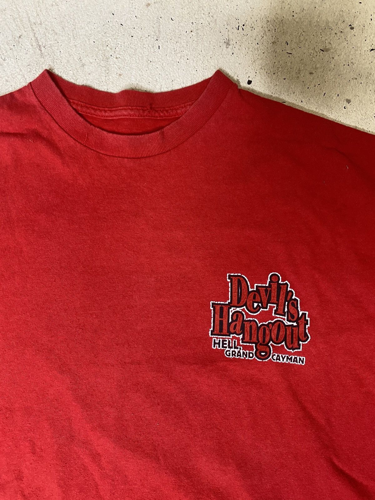 Vintage Y2k devils hangout hells grand cayman go to Hell t-shirt Size US L / EU 52-54 / 3 - 4 Thumbnail