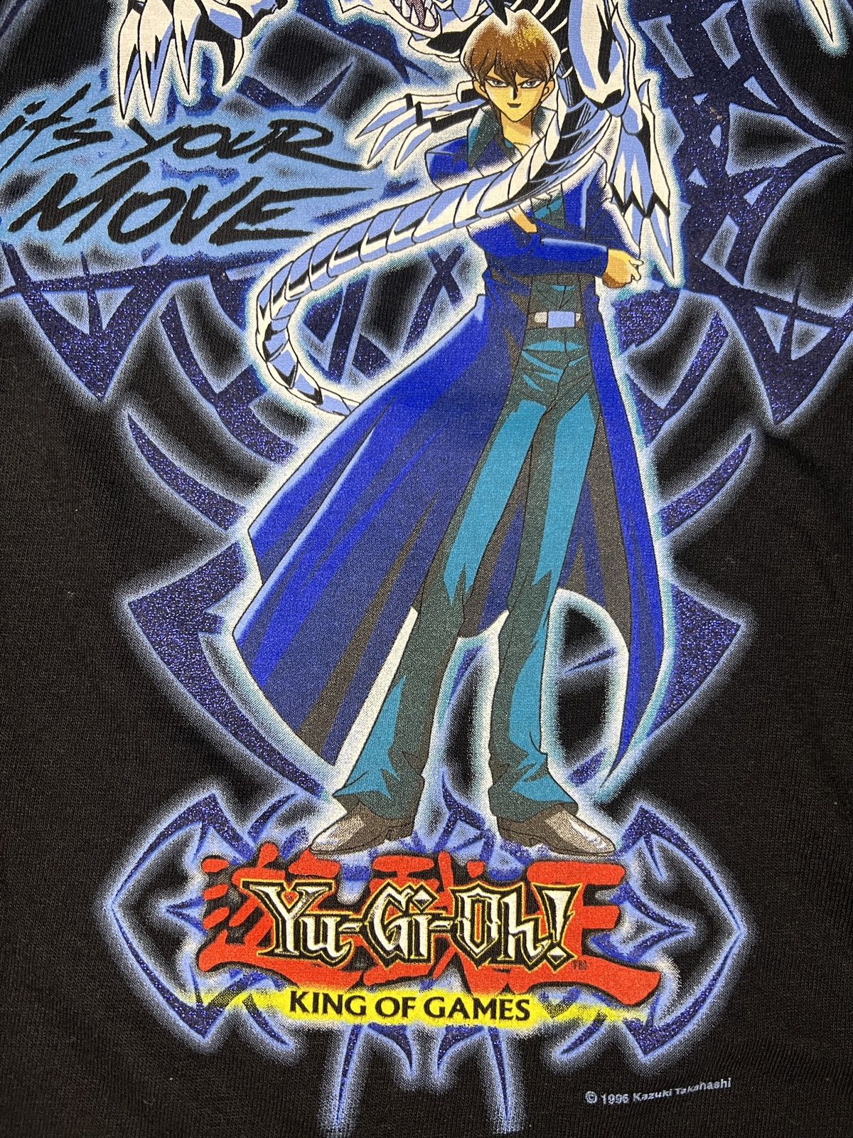 Vintage Vintage 1996 Yu-Gi-Oh! “King of Games” T-Shirt Size US L / EU 52-54 / 3 - 3 Thumbnail