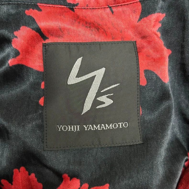 Yohji Yamamoto Yohji Yamamoto Yohji Yamamoto Black Floral Lapel Suit Jack Size US L / EU 52-54 / 3 - 7 Thumbnail