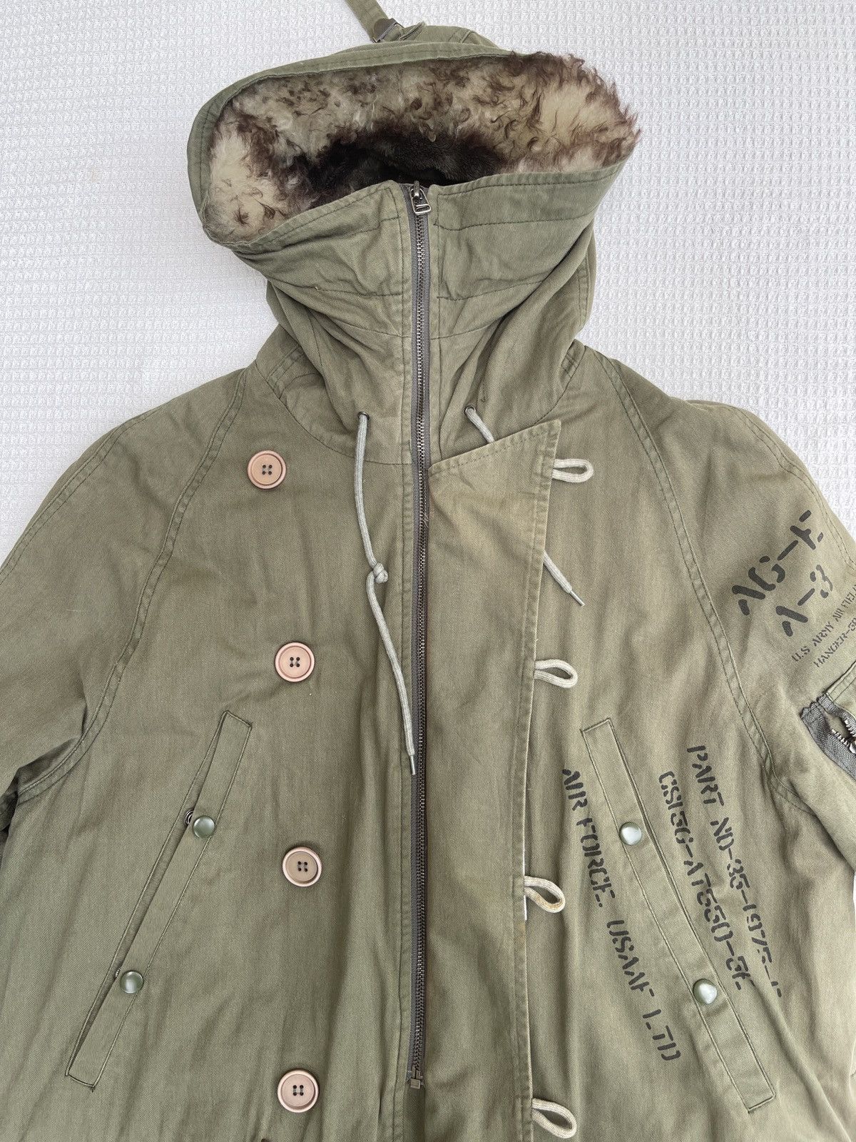 Vintage Last Drop🔥Rare🔥Vtg USAAF Us Army Cold Weather Parka Jacket Size US XL / EU 56 / 4 - 6 Thumbnail