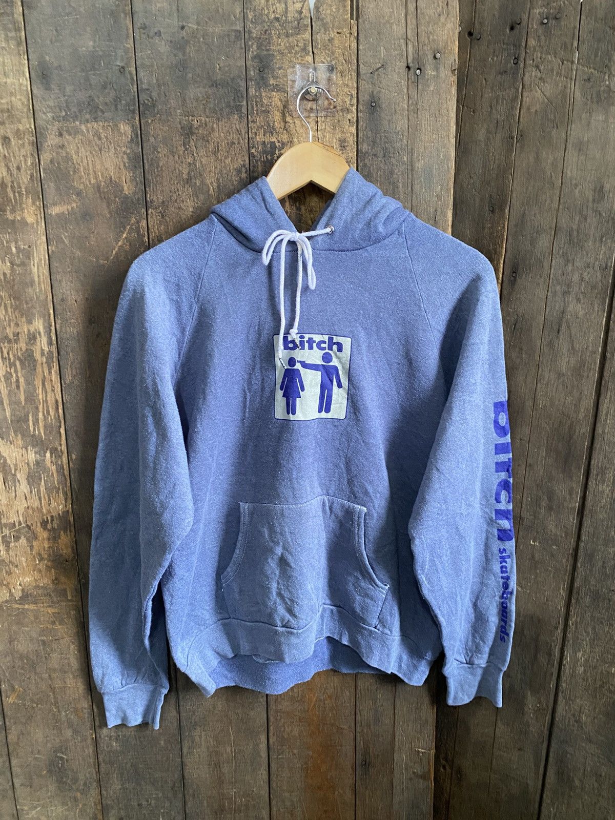 Vintage Vintage bitch skateboard hoodies Size US L / EU 52-54 / 3 - 1 Thumbnail