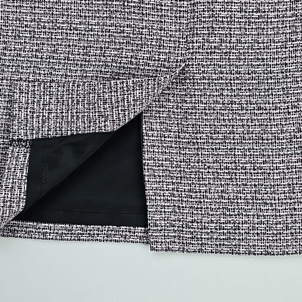 Anne Klein Anne Klein Women's Tweed Pencil Skirt Marled Pink Black NWT Size 32" / US 10 / IT 46 - 9 Thumbnail