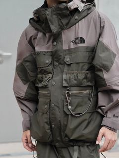THE NORTH FACE Kazuki Karaishi KK Future Proof green Gore Tex raincoat L XL  For Sale at 1stDibs