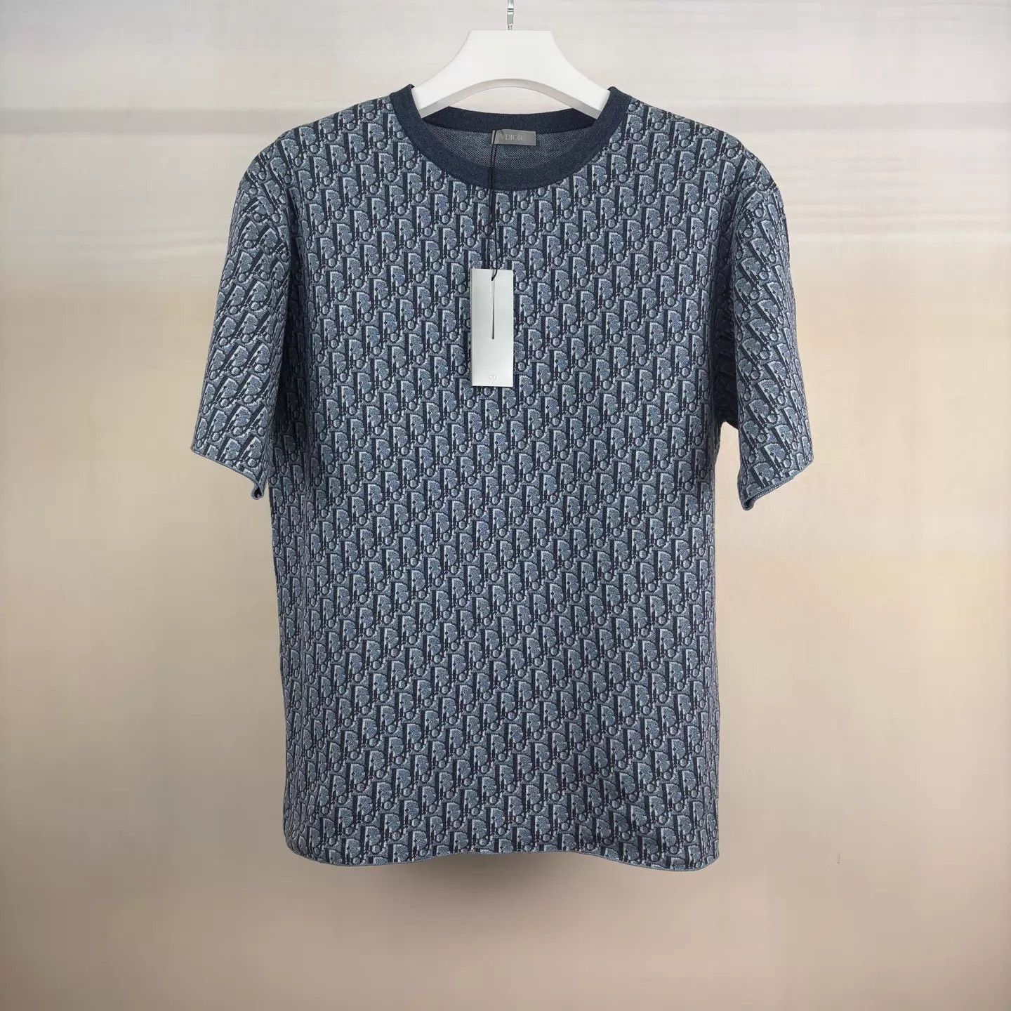 Dior Dior 25FW Oblique All-Over Logo Short Sleeve T-Shirt XXL Size US XXL / EU 58 / 5 - 1 Thumbnail