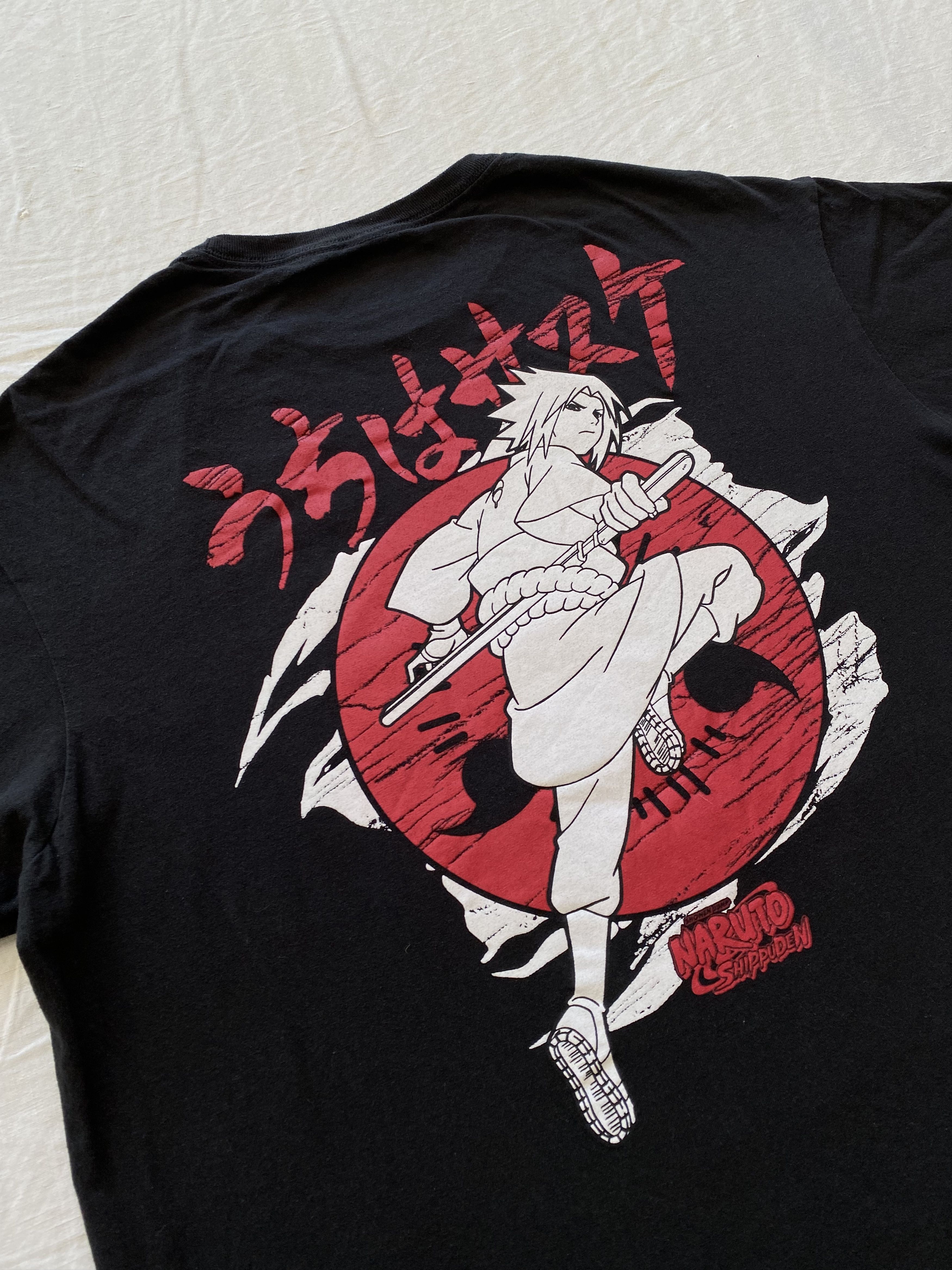 Anime Vintage 2000s Naruto Shippuden Anime Movie Sasuke T-shirt Size US L / EU 52-54 / 3 - 20 Thumbnail