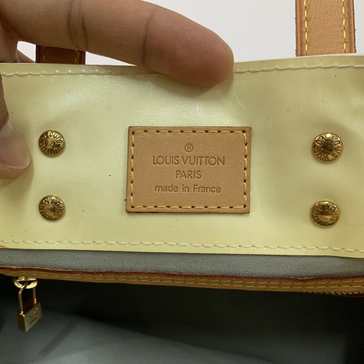 Louis Vuitton Louis Vuitton Vernis Yellow Tote Bag Size ONE SIZE - 8 Thumbnail