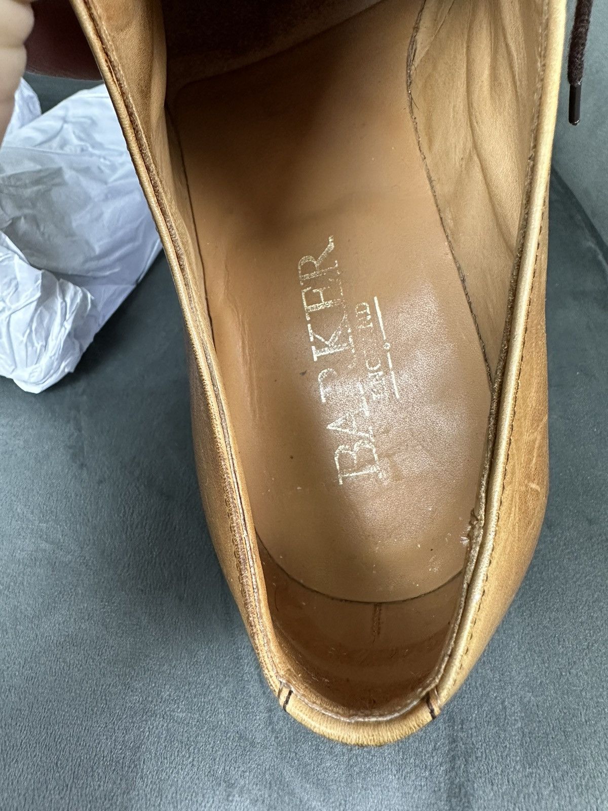 Barker × Handmade Barker London Leather Handmade Shoes Men’s 9 Size Size US 9 / EU 42 - 21 Thumbnail