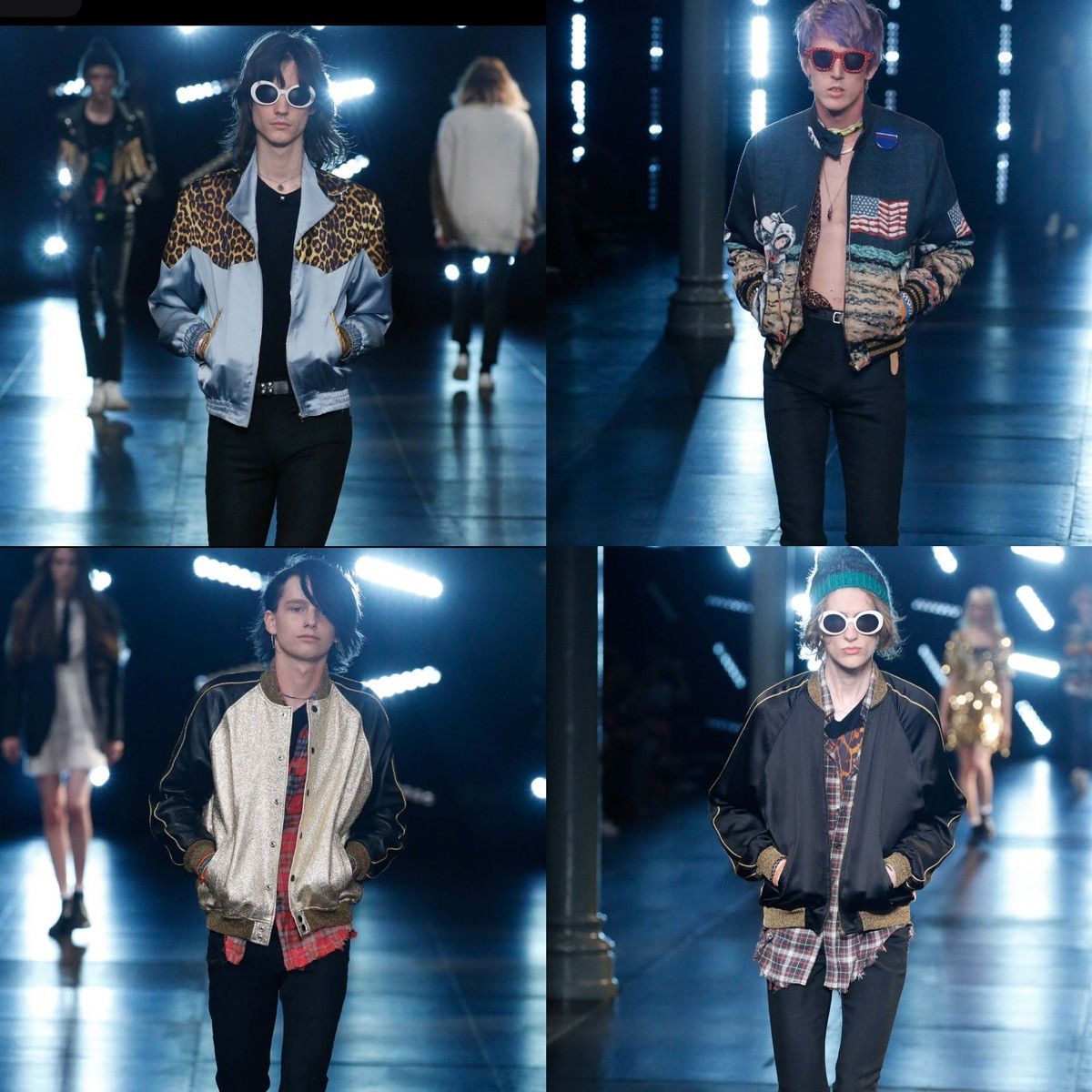 Saint Laurent Paris Saint Laurent Paris Hedi Slimane Music Note Bomber Jacket XS Size US XS / EU 42 / 0 - 3 Thumbnail