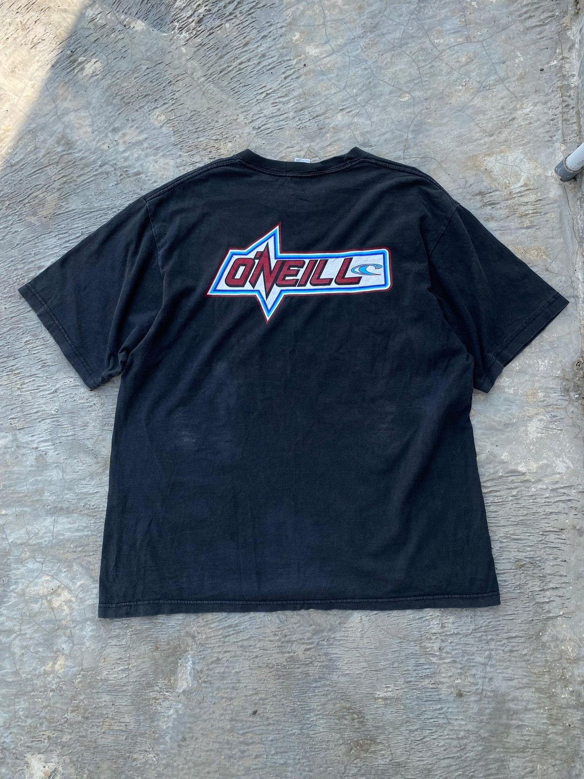 O'Neill 1990s - O'Neill Vintage Logo Center Front Big Back Logo Tees Size US XL / EU 56 / 4 - 1 Thumbnail