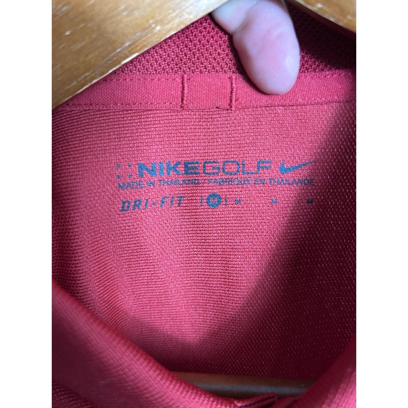 Nike Nike Golf Dri Fit Mens Medium Red Polo Shirt Short Sleeve Pullover Size US M / EU 48-50 / 2 - 6 Thumbnail