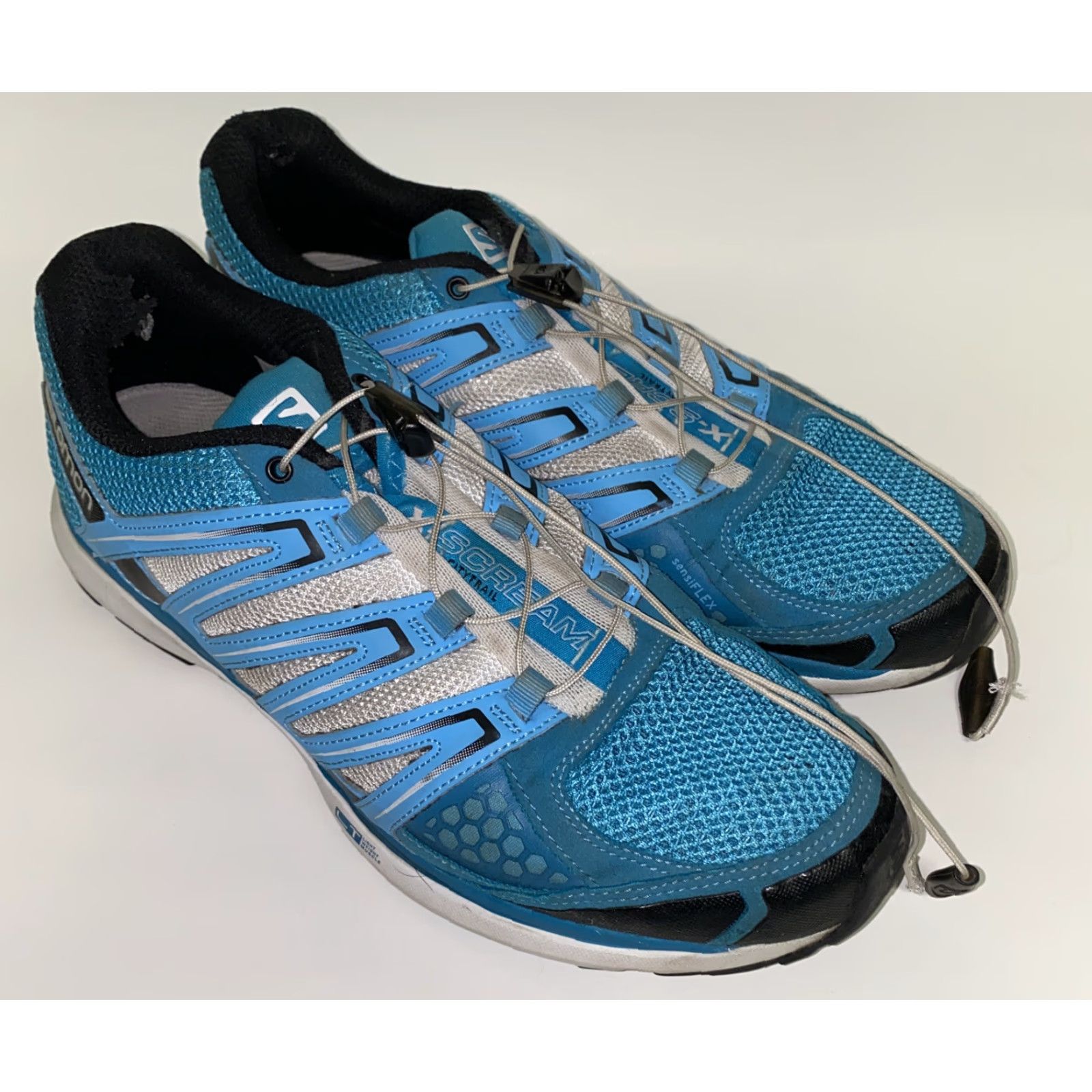 Salomon SALOMON X-Scream Women City Trails Low Top Running Shoes Blue Sz 10 US 10 UK 8.5 Athletic City Trail Womens Shoes Size M / US 6-8 / IT 42-44 - 2 Thumbnail