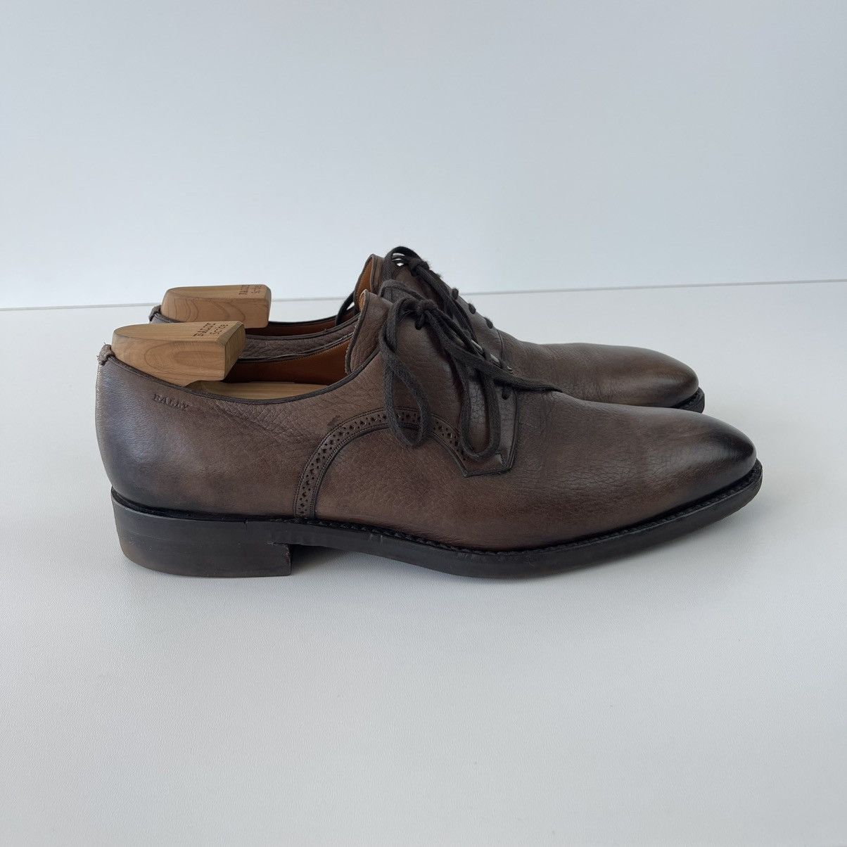 Bally Bally Derby Scribe Collection Scrivani-01 Leather Shoes Rare Size US 9.5 / EU 42-43 - 5 Thumbnail
