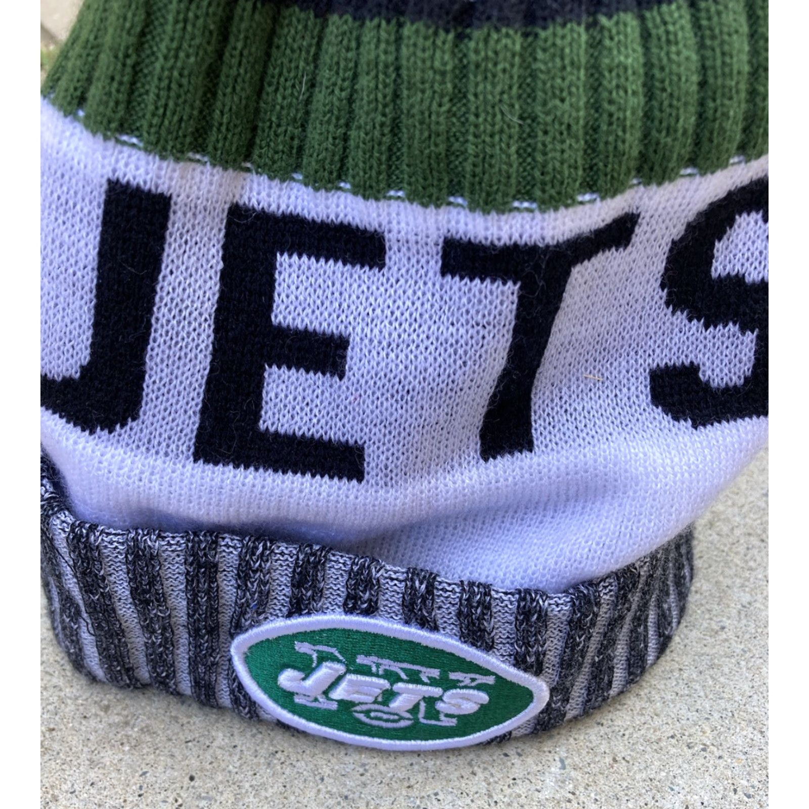 New Era New Era New York Jets Multicolor NFL Spell-Out Beanie One Size Tassel NY Size ONE SIZE - 7 Thumbnail