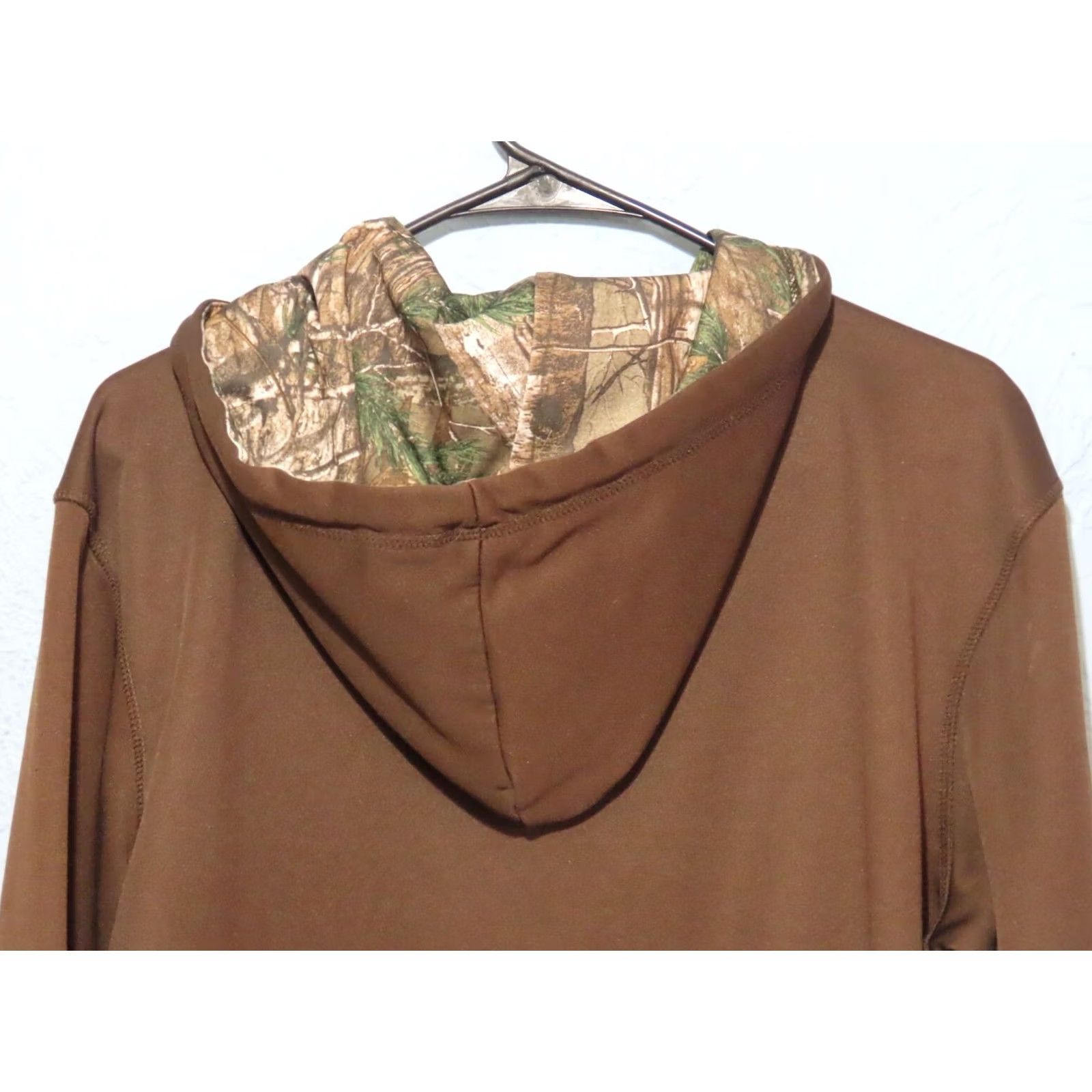 Vintage Browning Men's Medium Deer Logo Brown Pullover Hoodie Size US M / EU 48-50 / 2 - 8 Thumbnail