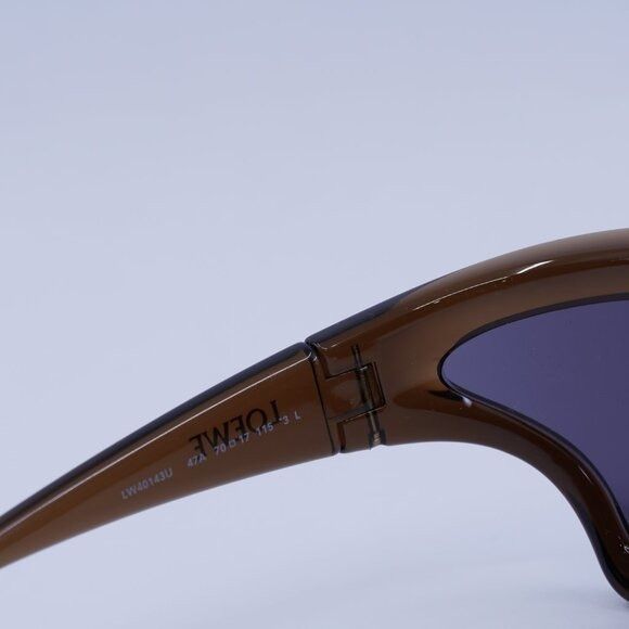 Loewe Loewe LW40143U 47A Sunglasses - Shiny Transparent Brown Size ONE SIZE - 8 Thumbnail