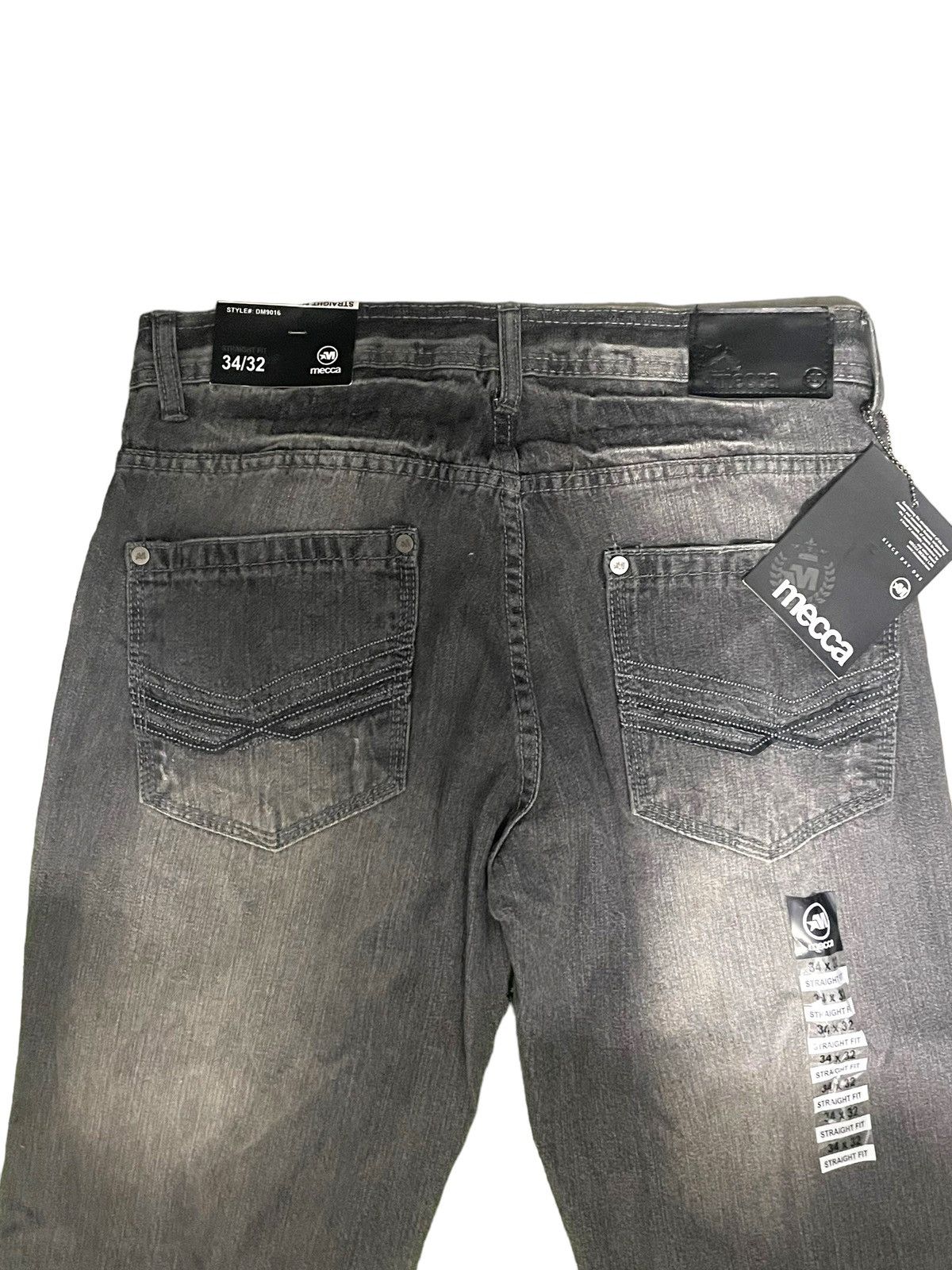 JNCO × Mecca × Vintage NWT Mecca Charcoal Wash Denim Jeans Size US 34 / EU 50 - 6 Thumbnail