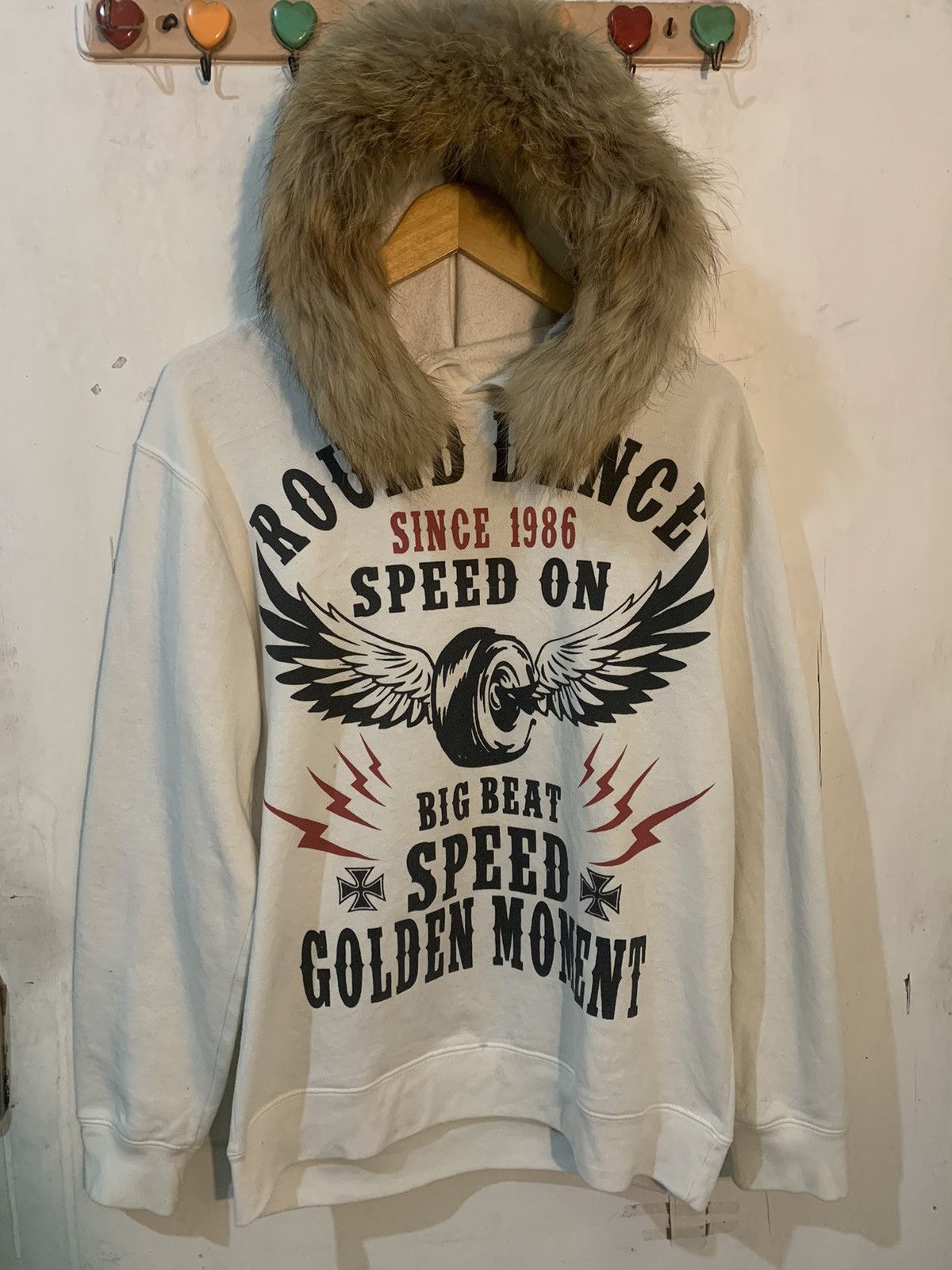 Hysteric Glamour × If Six Was Nine × Le Grande Bleu (L.G.B.) Japanese fur Hoodie Grunge punk ifsixwasnine styel Size US L / EU 52-54 / 3 - 1 Thumbnail
