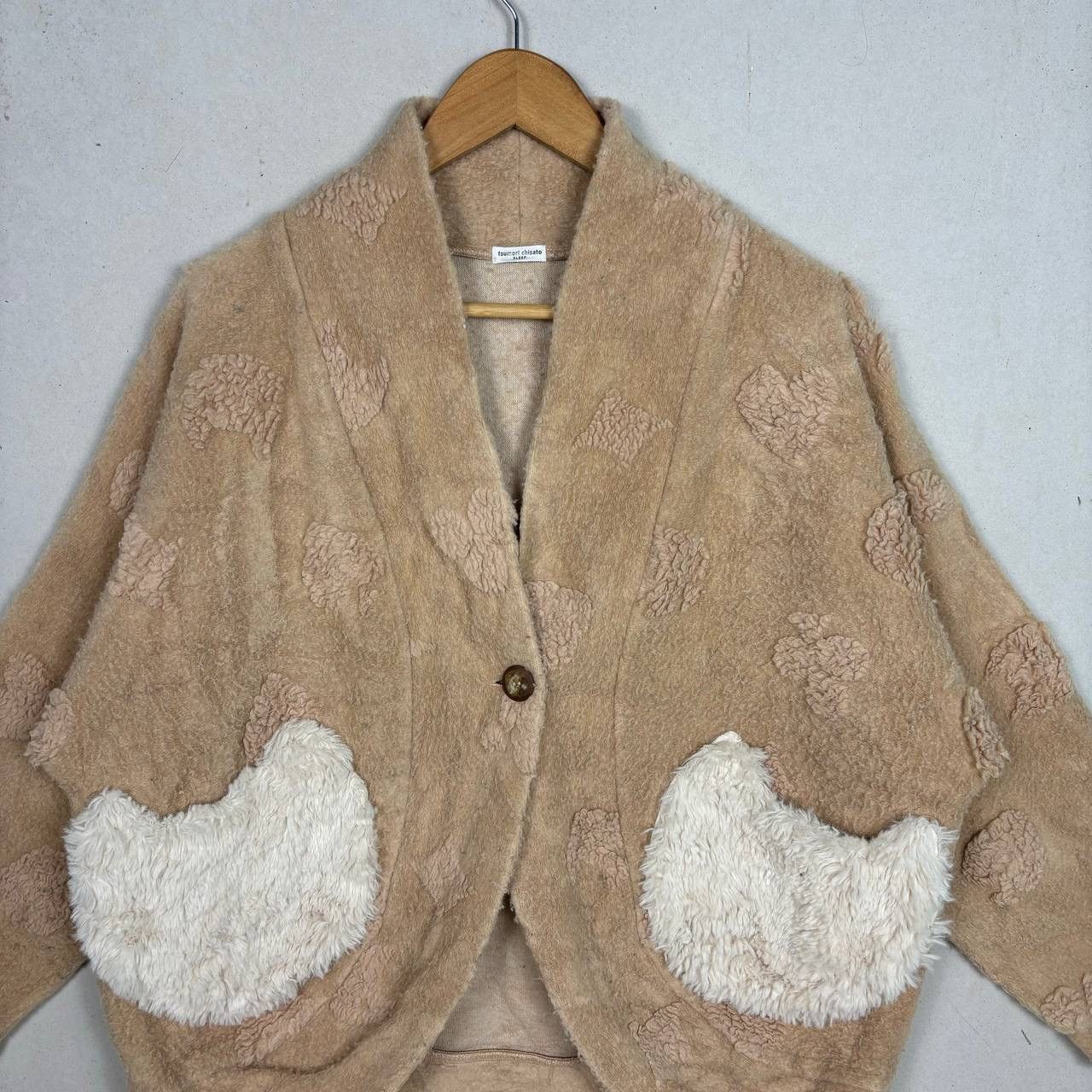Tsumori Chisato Tsumori Chisato Sleep Heart Fleece Cardigan Japan Archive Size US M / EU 48-50 / 2 - 3 Thumbnail