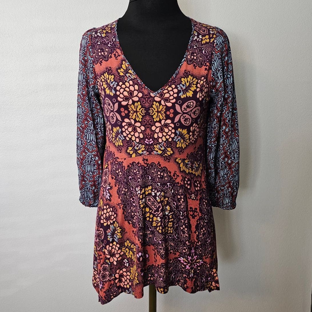 Anthropologie MAEVE Anthropologie Women's Mariella Tuni Shirt Top XS Size XS / US 0-2 / IT 36-38 - 4 Thumbnail