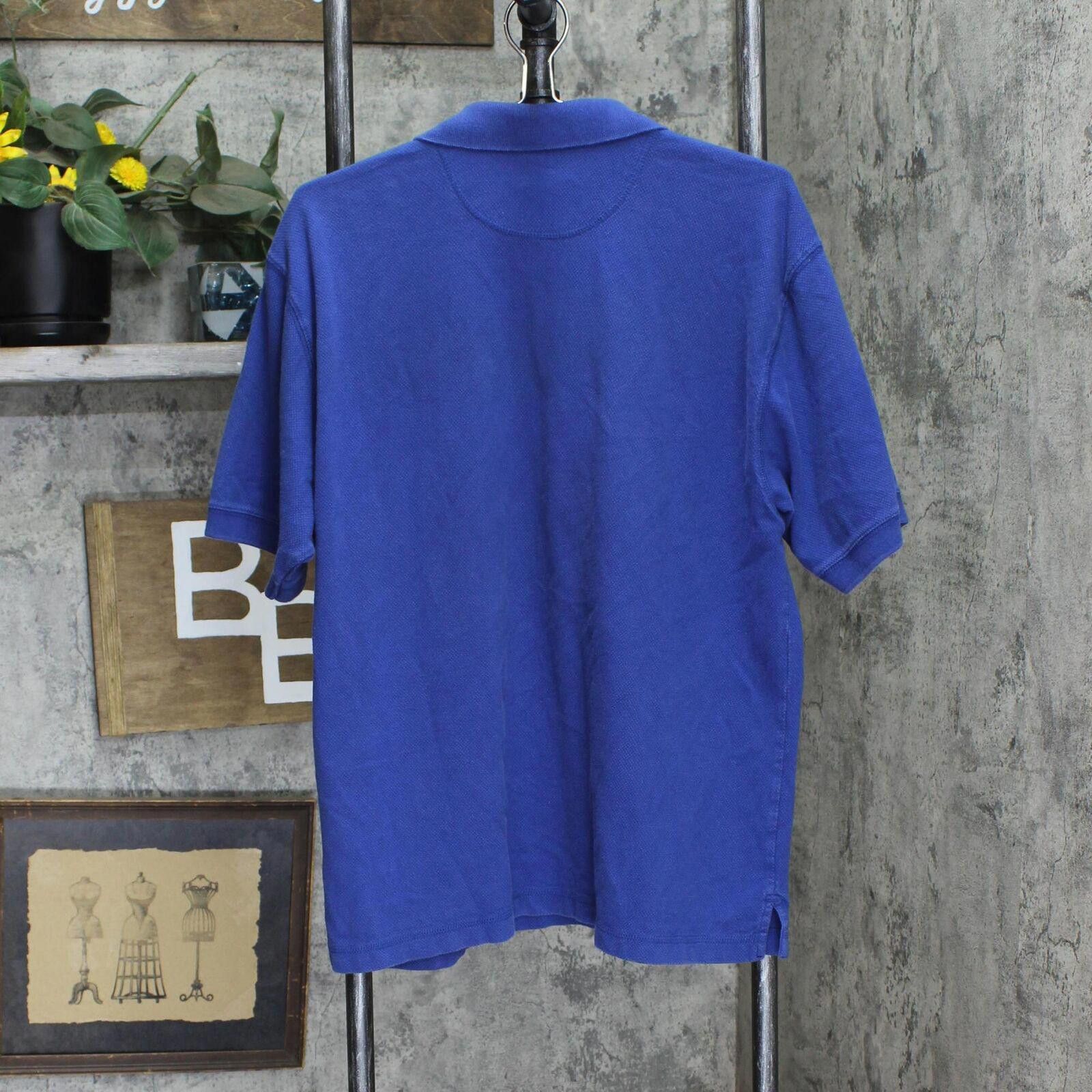 Other Ruff Hewn Cotton Short Sleeve 2-Button Polo Shirt Blue L Size US L / EU 52-54 / 3 - 2 Thumbnail