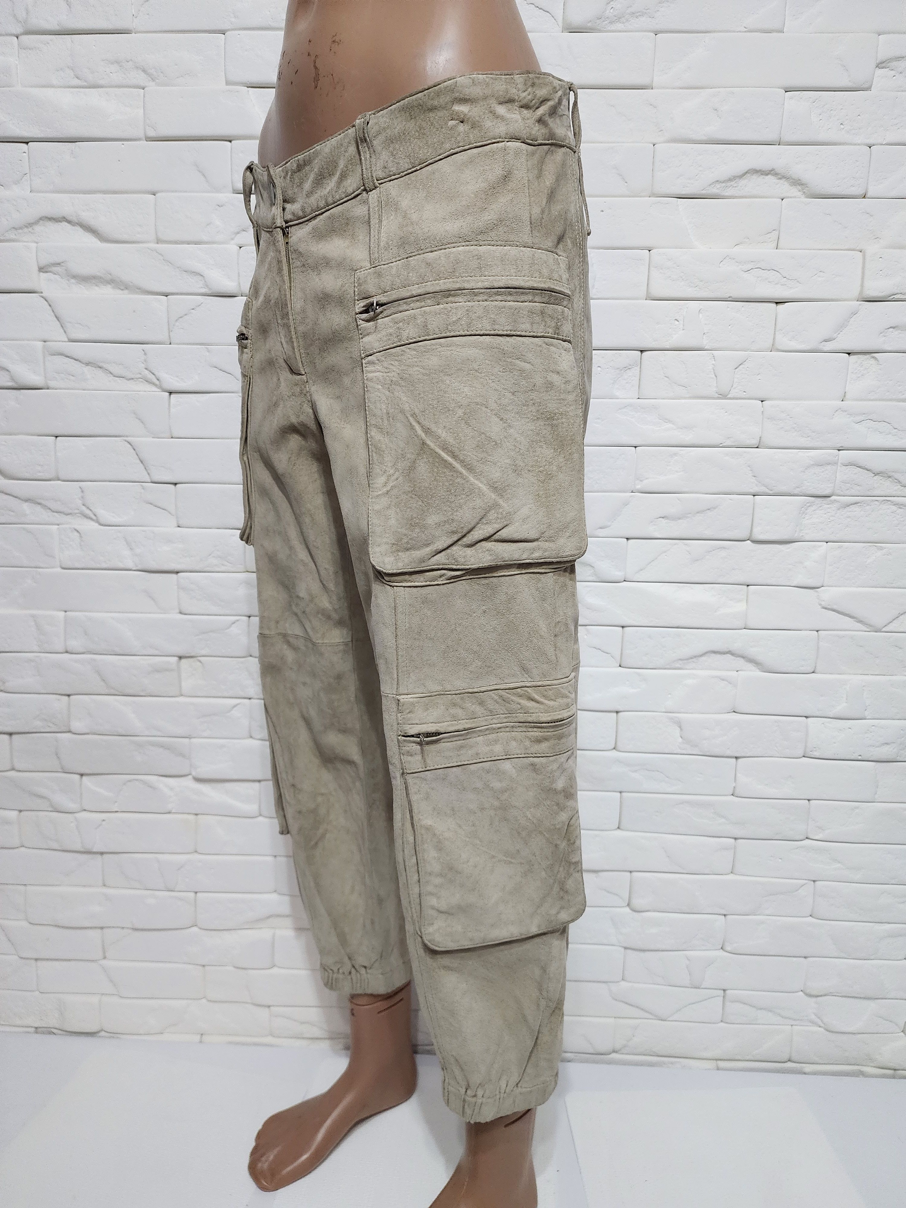 Other Women's suede pants with pockets. Size 30" / US 8 / IT 44 - 2 Thumbnail