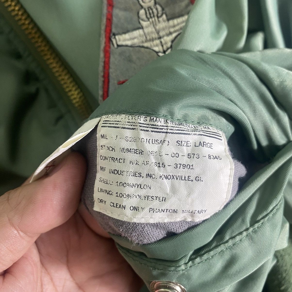 Japanese Brand Vintage 90s Flyers Mens Intermediate MA-1 Reversible Bomber Size US L / EU 52-54 / 3 - 8 Thumbnail