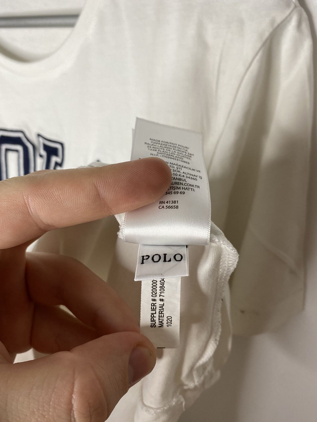 Polo Ralph Lauren × Vintage 🐎Polo Ralph Lauren T-Shirt Tee Big Logo Short Sleeve🐎 Size US L / EU 52-54 / 3 - 11 Thumbnail
