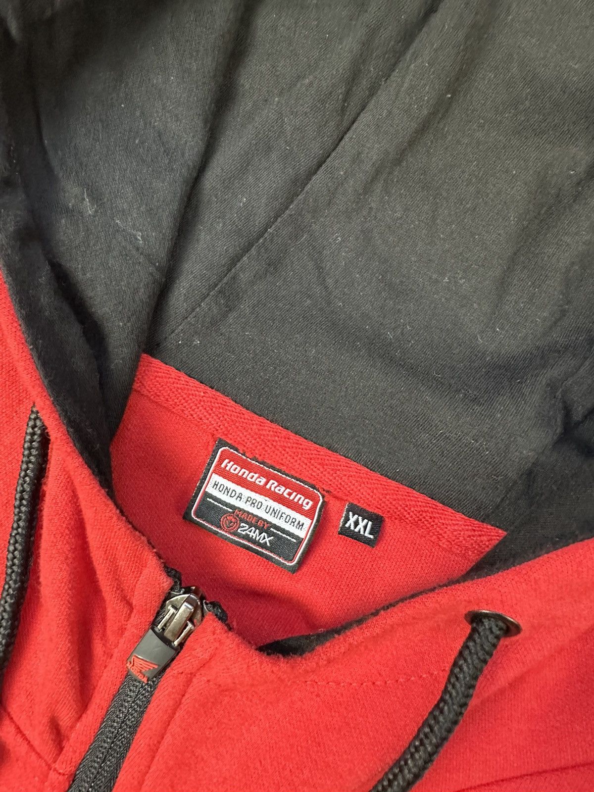 Honda Red/Black Honda Overprint Logo Hoodie Size US XXL / EU 58 / 5 - 8 Thumbnail