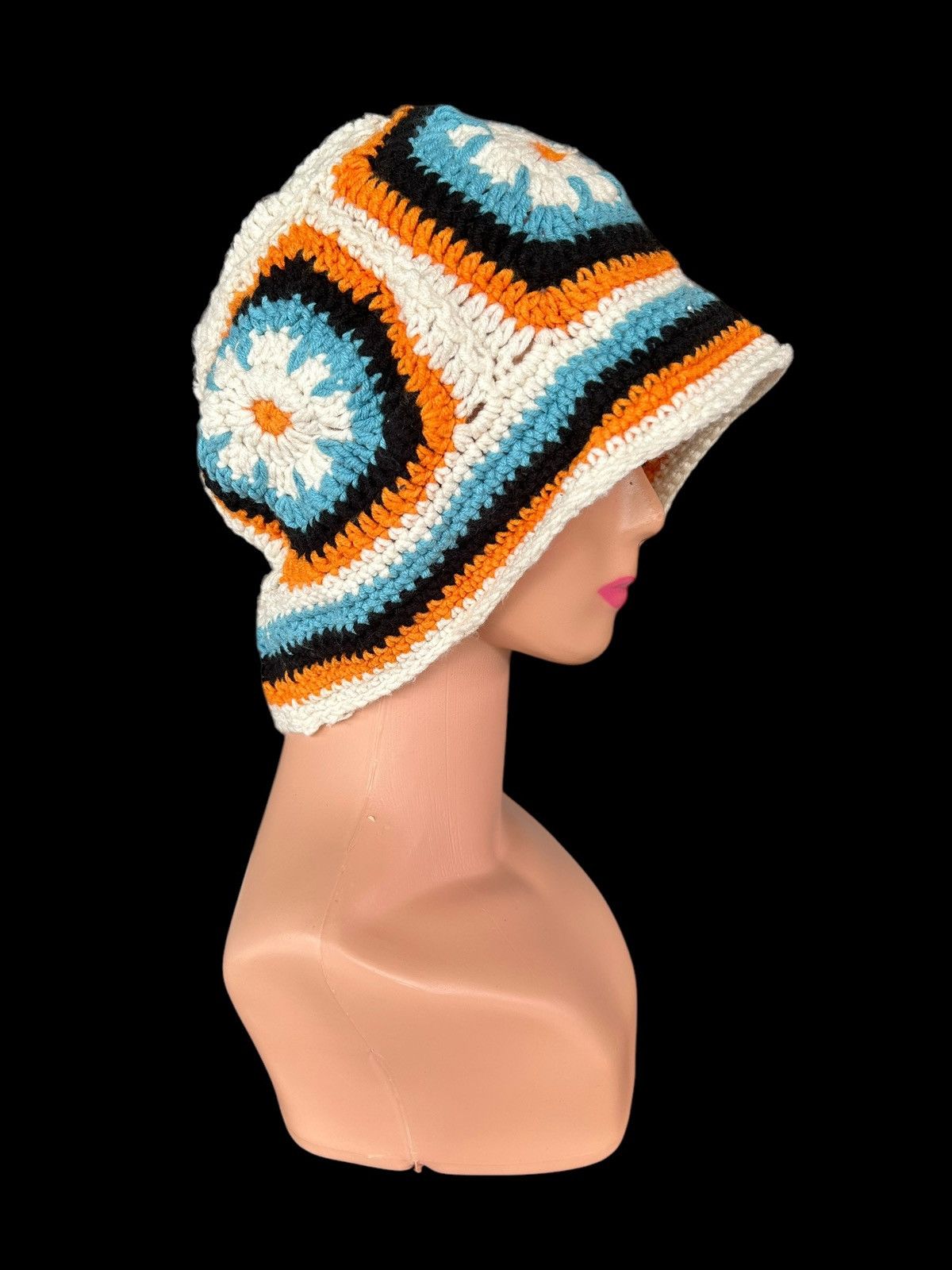 Japanese Brand × Kapital × Vintage Crochet Knitted Handmade Bucket Hats Size ONE SIZE - 2 Thumbnail