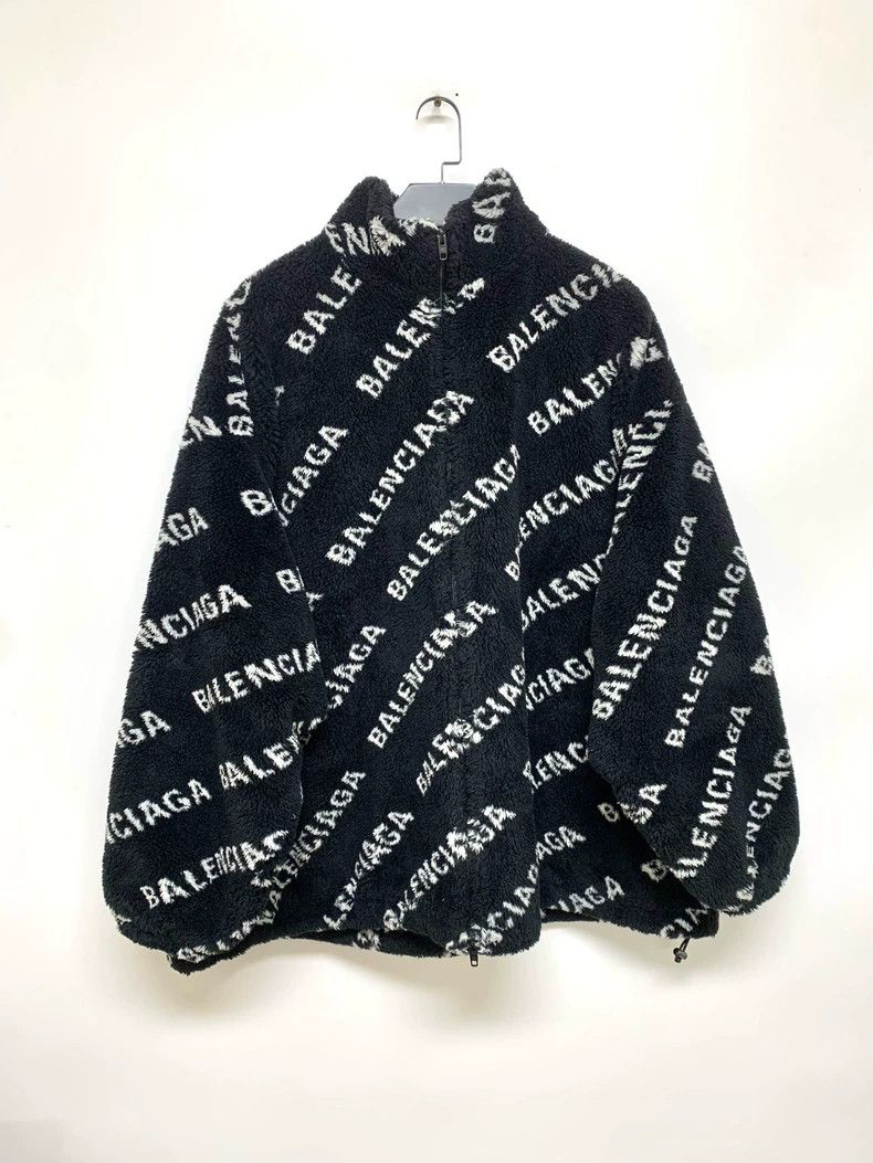 Balenciaga Balenciaga size 50 Barrage full-print polar fleece jacket Size US M / EU 48-50 / 2 - 1 Thumbnail