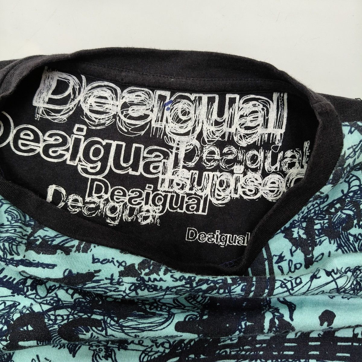 Desigual DESIGUAL Art Design Longsleeve Tshirt Size US L / EU 52-54 / 3 - 6 Thumbnail