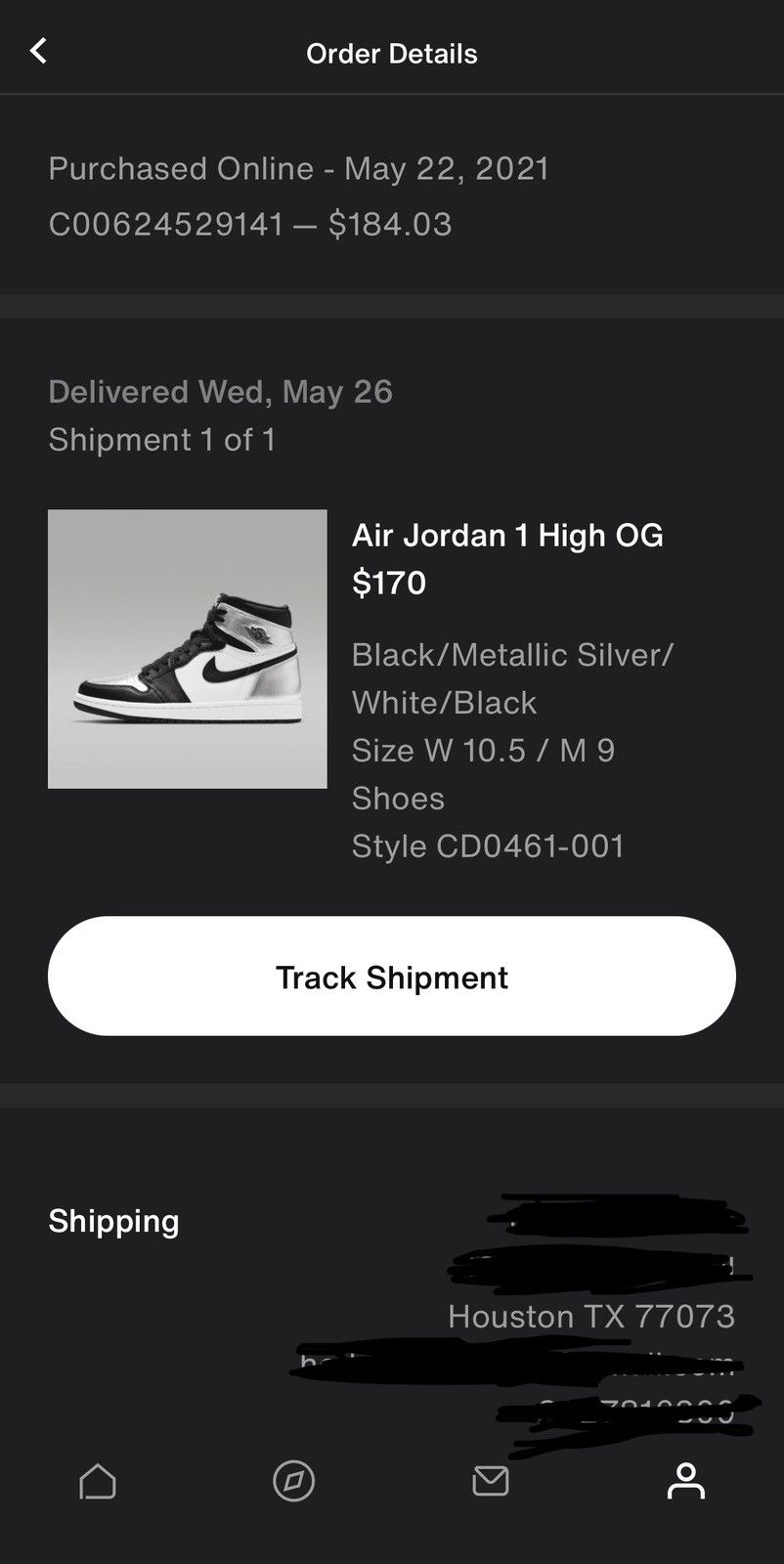 Jordan Brand × Nike Jordan 1 “Silver Toe” Size US 9 / EU 42 - 9 Thumbnail