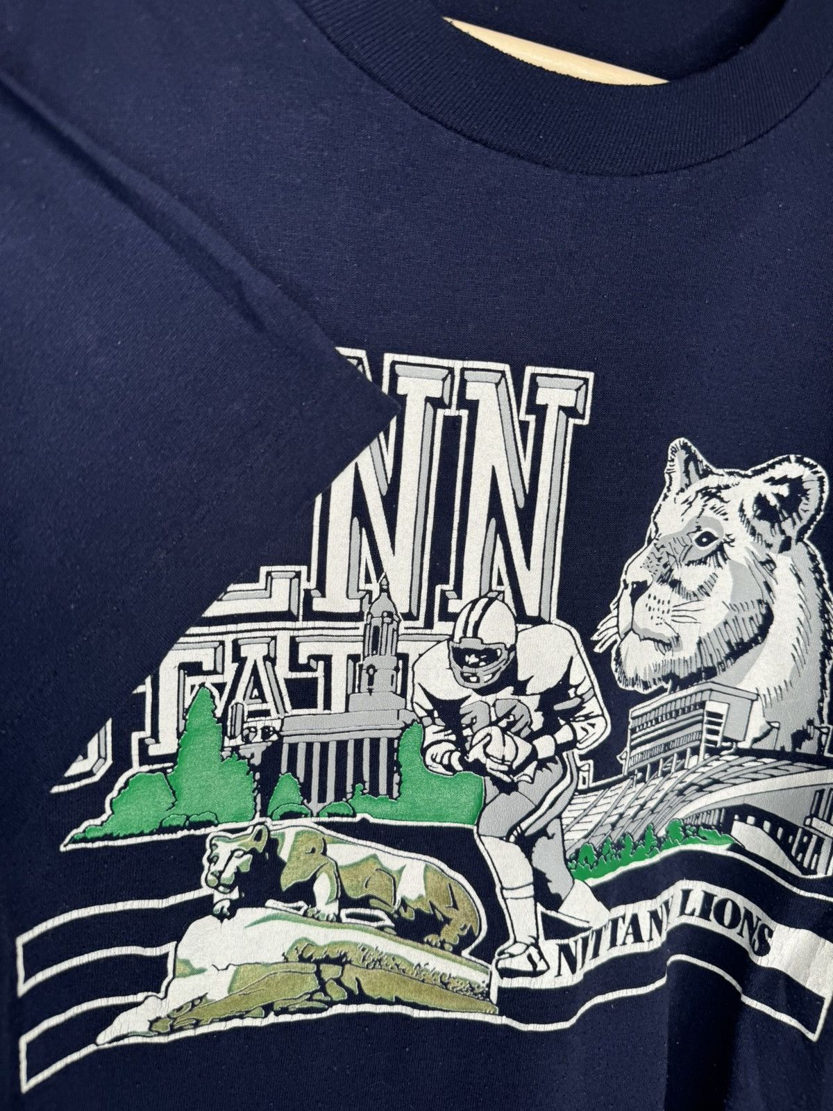 Logo 7 × Vintage Vintage 80s Logo 7 Penn State Nittany Lions L/XL Graphic Tee Size US XL / EU 56 / 4 - 3 Thumbnail