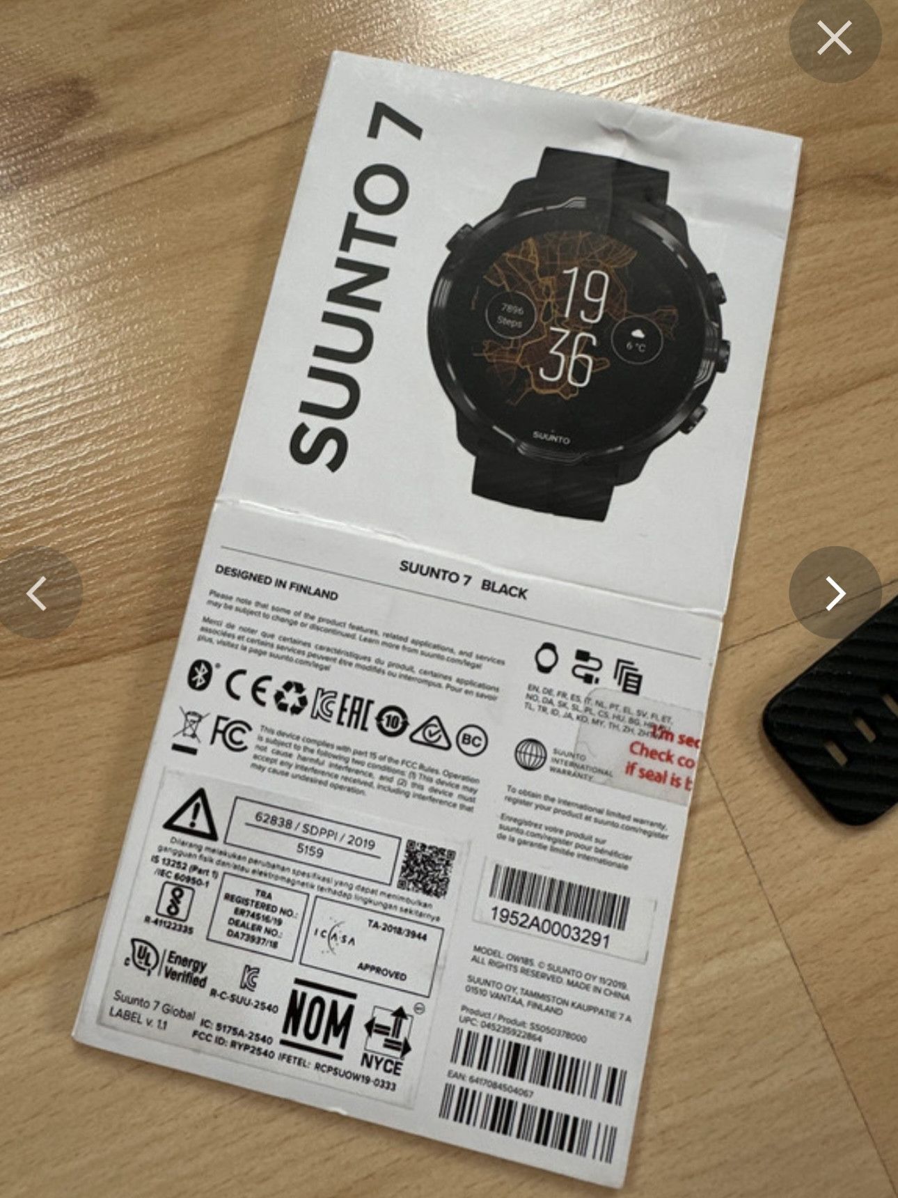 Other Suunto 7 Black Smart sports Watch Model OW185 Size ONE SIZE - 4 Thumbnail