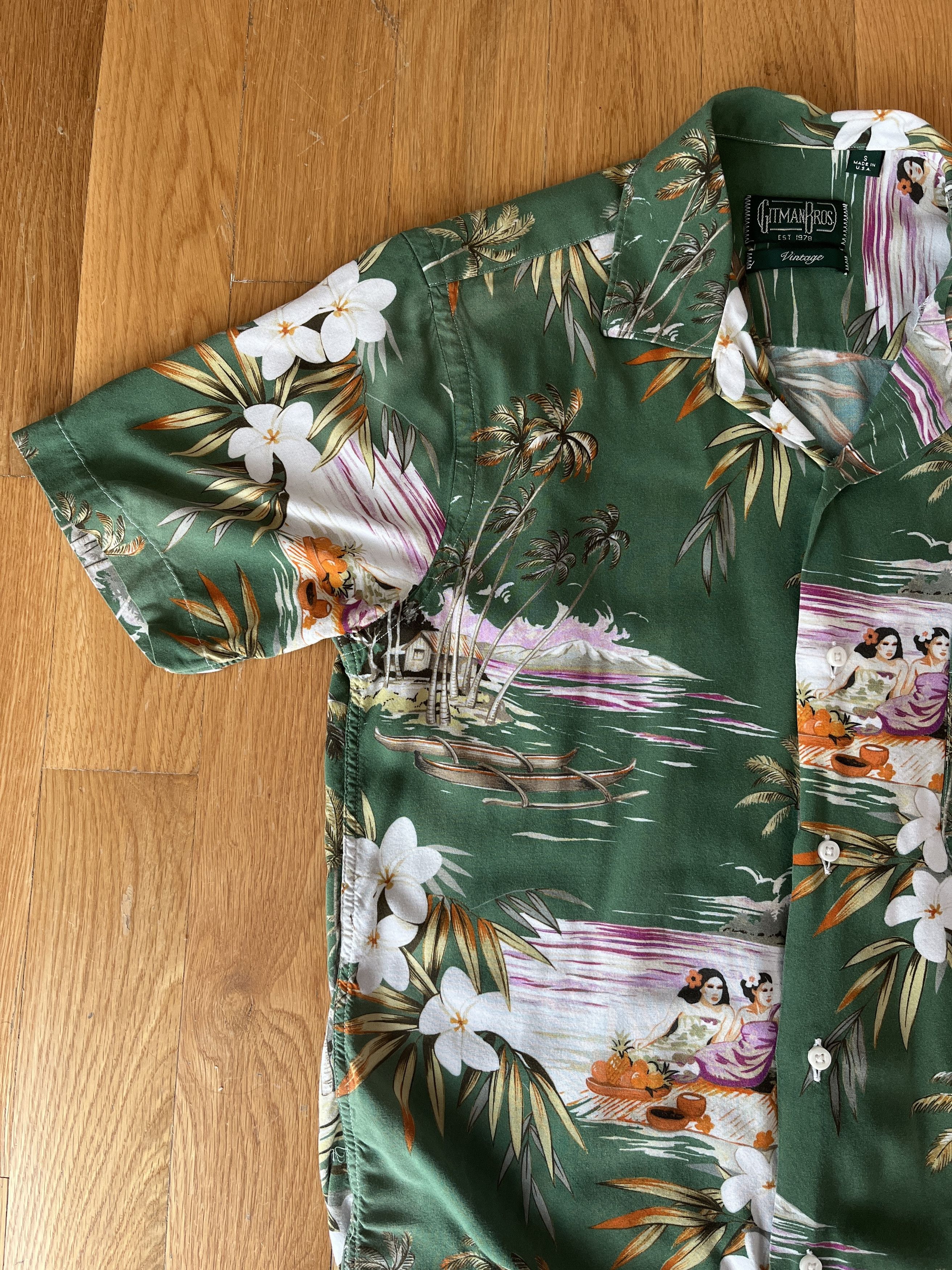 Gitman Bros. Vintage Gitman Vintage Hawaiian Shirt Size US S / EU 44-46 / 1 - 3 Thumbnail