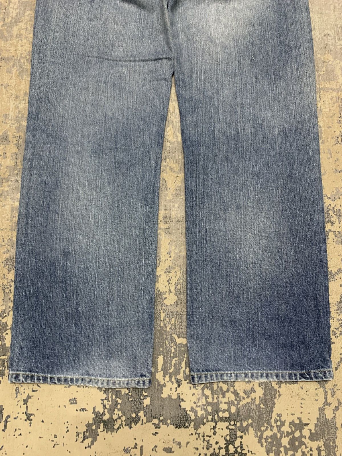 Levi's Levi's 502 Baggy Blue Wash Distressed Jeans W32x30 Size US 32 / EU 48 - 11 Thumbnail
