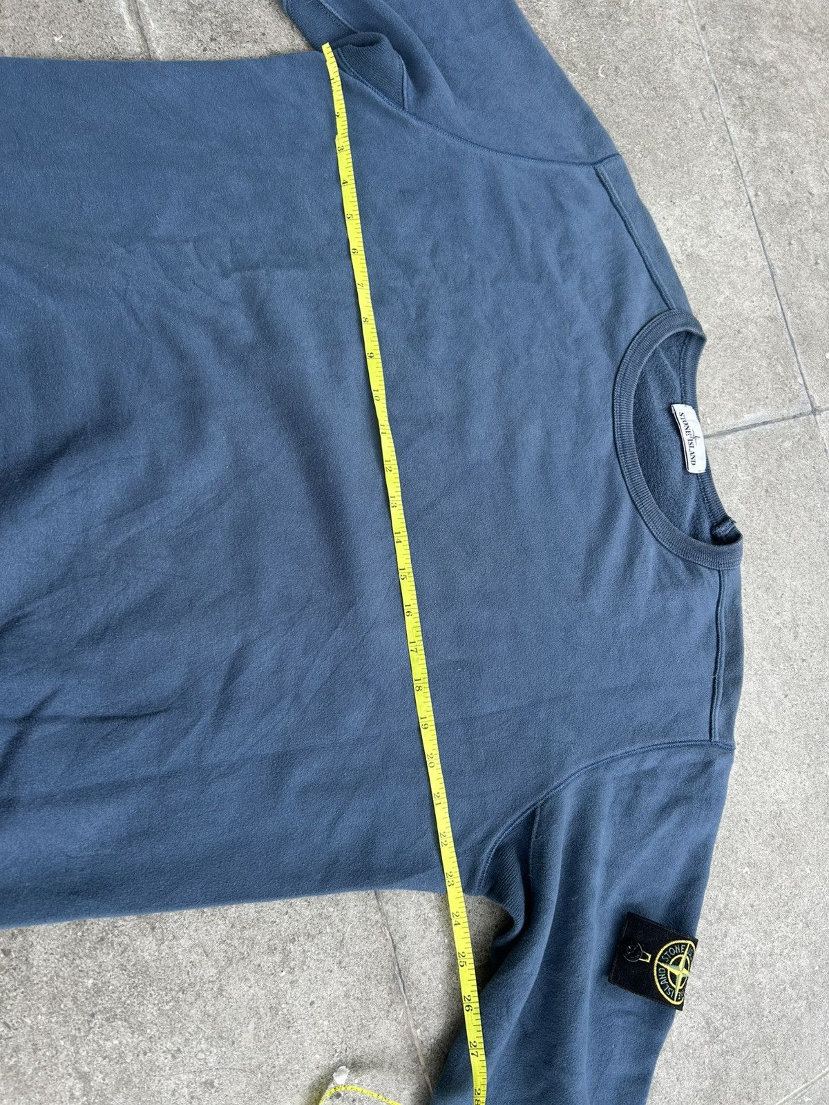 Stone Island Stone Island Blue Crewneck Sweatshirt Size US L / EU 52-54 / 3 - 14 Thumbnail