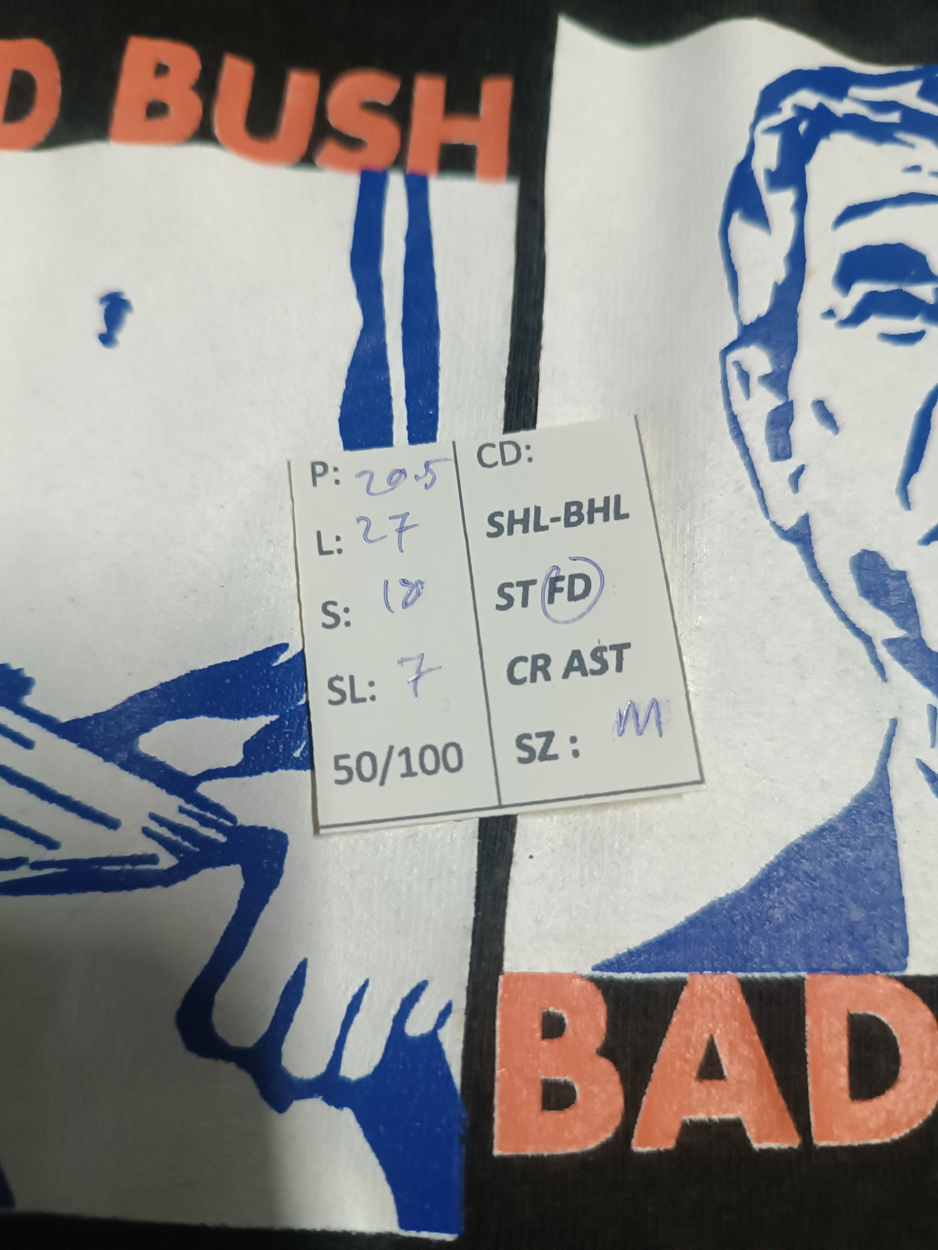 Vintage VINTAGE 2000s GOOD BUSH BAD BUSH G.W.BUSH PARODY WAR FUNNY Size US M / EU 48-50 / 2 - 18 Thumbnail