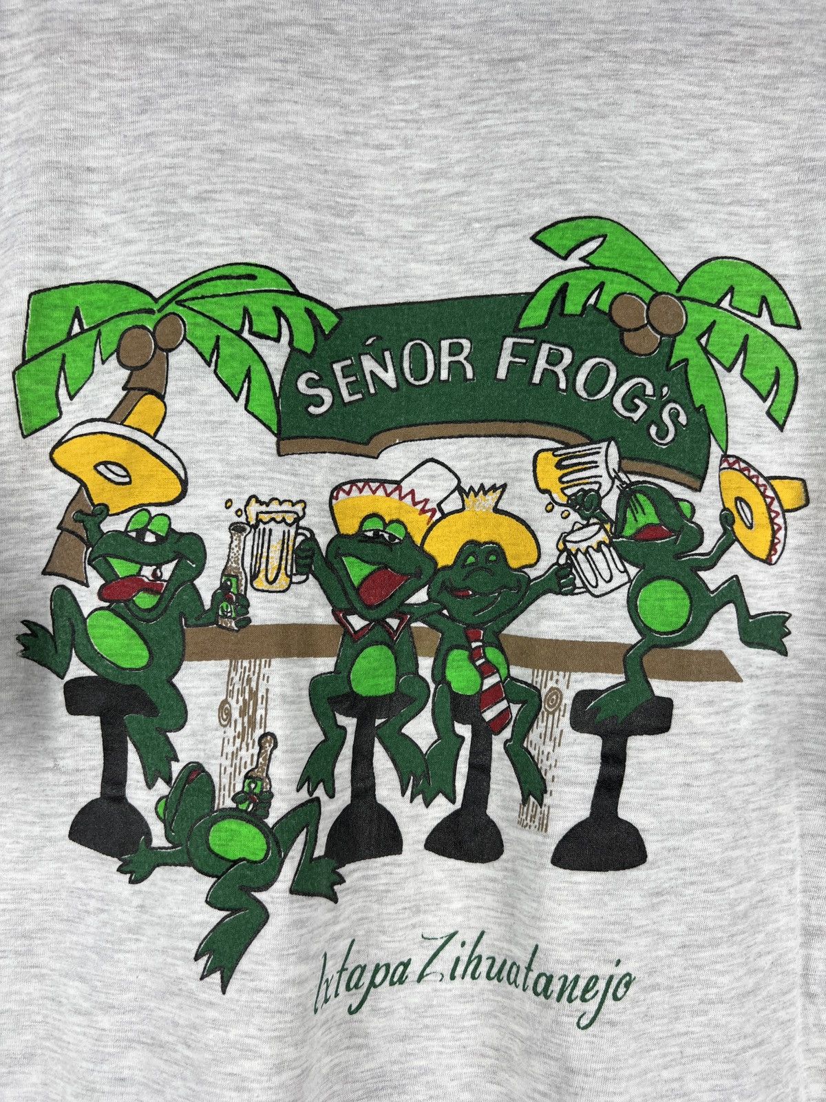 Band Tees Vintage single stitch 90s Senor Frogs humor tee y2k Size US XL / EU 56 / 4 - 2 Thumbnail