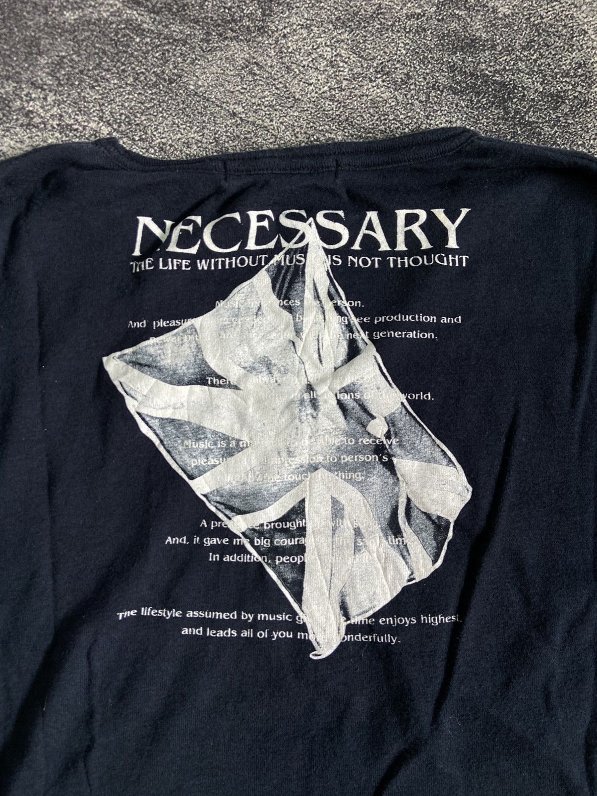 If Six Was Nine × Japanese Brand × Le Grande Bleu (L.G.B.) Semantic Design Necessary Poem Longsleeve Shirt Size US L / EU 52-54 / 3 - 7 Thumbnail
