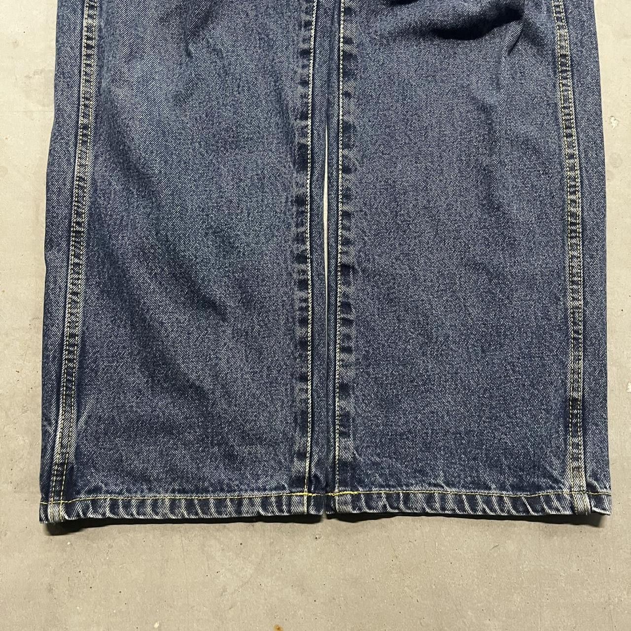 Vintage Vintage Y2K Baggy Workwear Red Head Dark Wash Denim Jeans Size US 36 / EU 52 - 5 Thumbnail