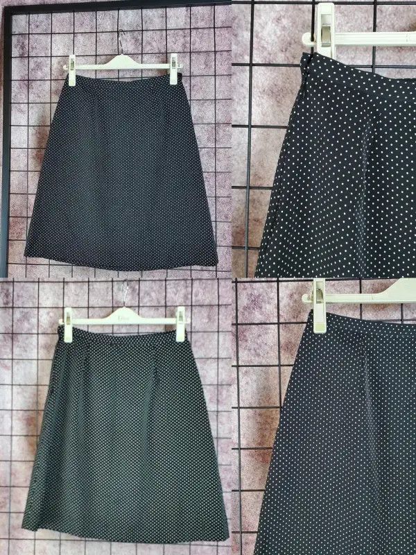 Burberry Burberry Black Polka Dot Skirt, Size S Size 23" - 1 Thumbnail