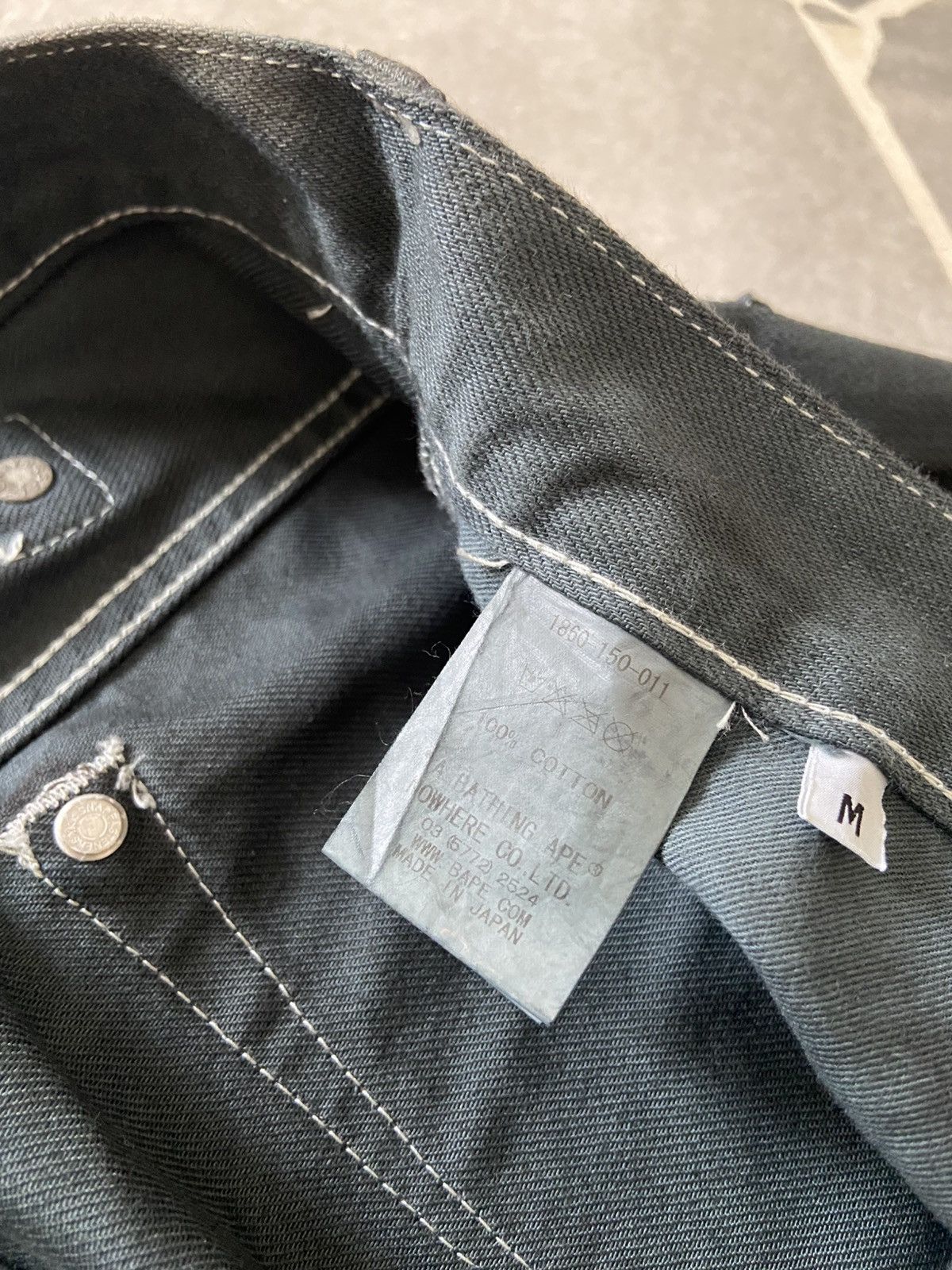 Bape Bape Star jeans denim Pants Size US 34 / EU 50 - 8 Thumbnail