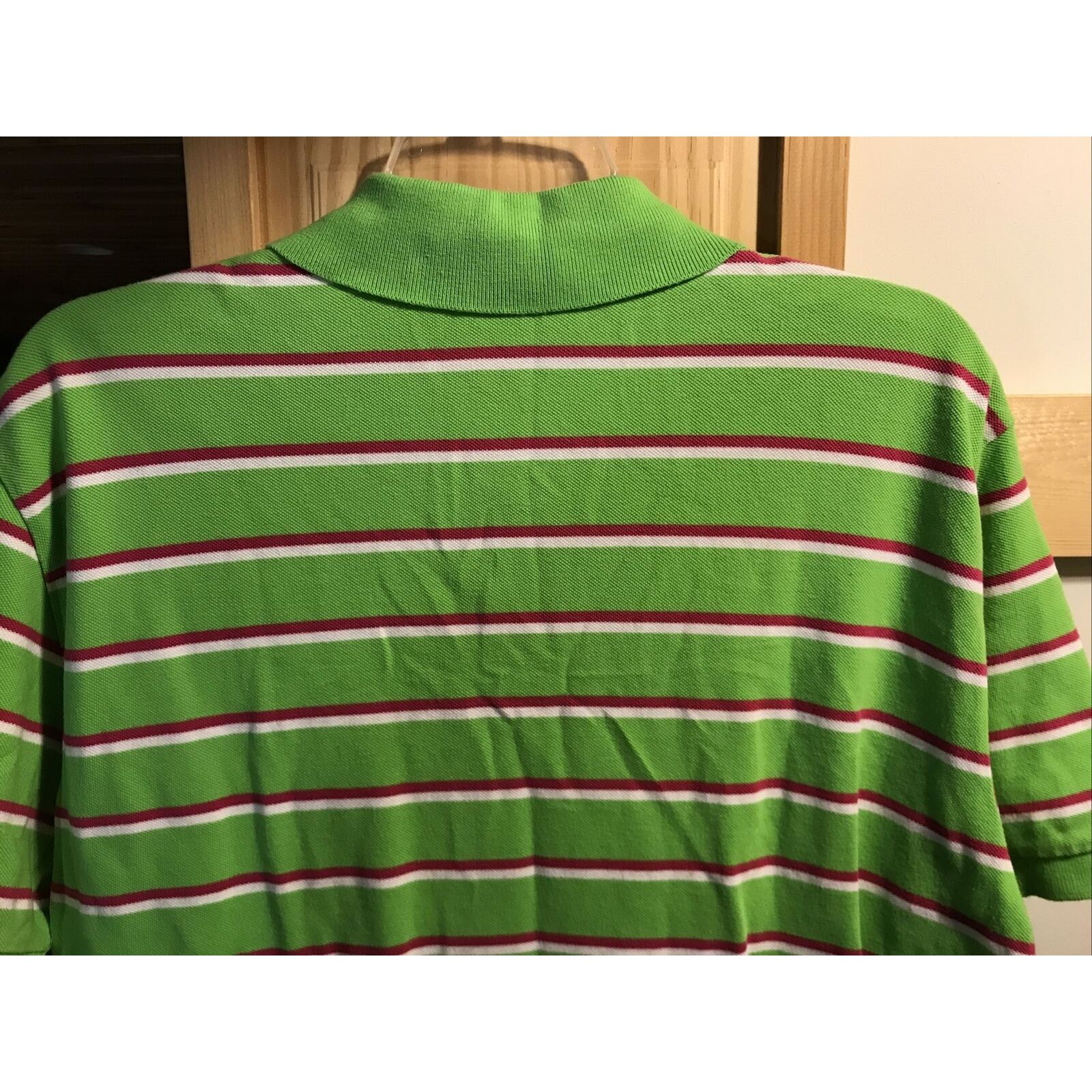 Polo Ralph Lauren Ralph Lauren Polo Men L Green SS 1/4 Button Cotton Shirt Size US L / EU 52-54 / 3 - 10 Thumbnail