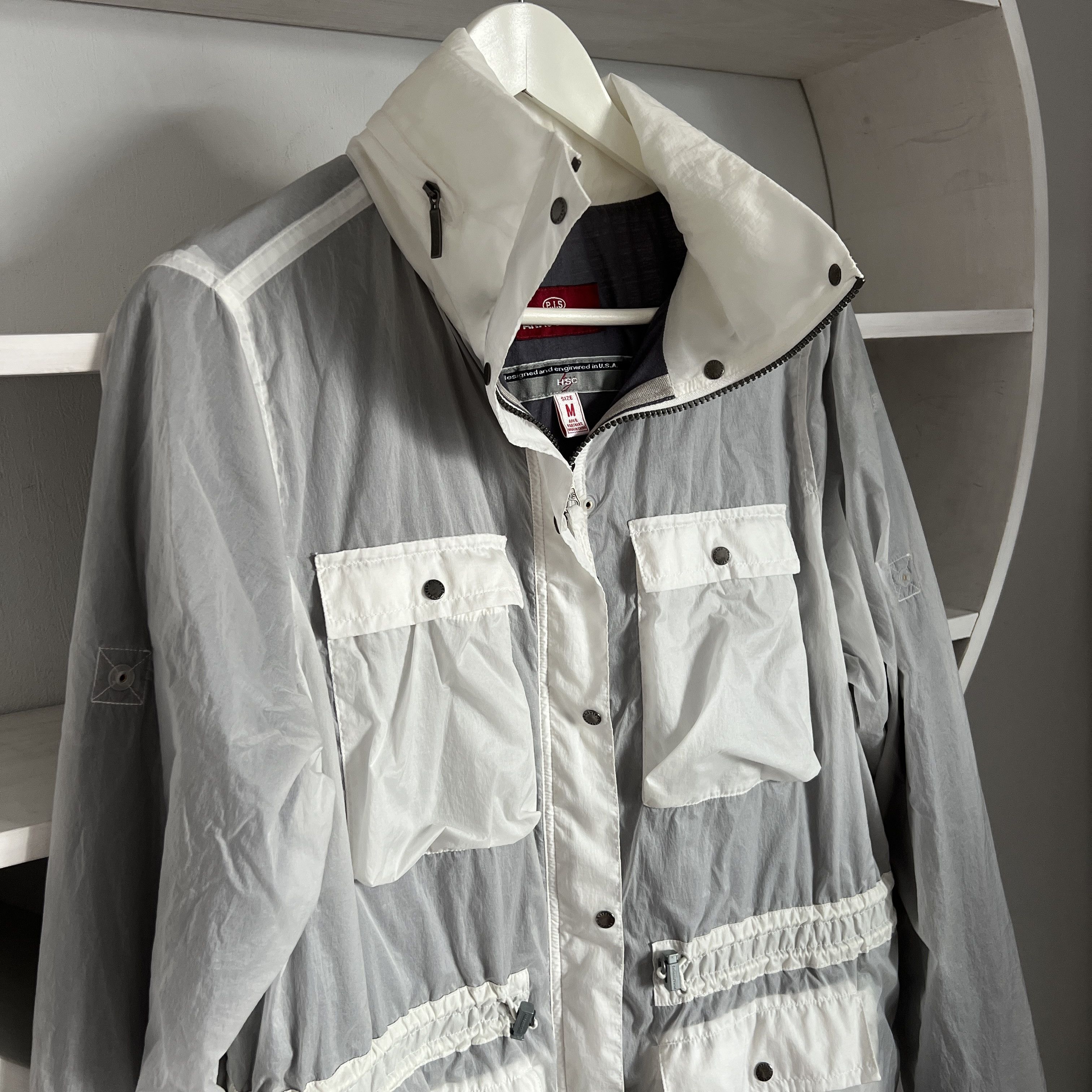 Parajumpers PARAJUMPERS MALIBU By HSC USA White Nylon Pocket Jacket M Size M / US 6-8 / IT 42-44 - 9 Thumbnail