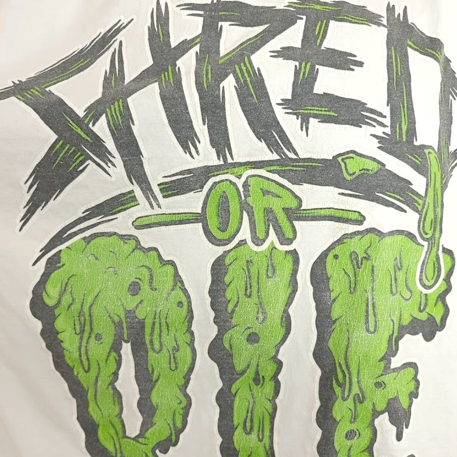 Vintage Shred Or Die T Shirt Skate Snowboard Skateboarding Tall T Productions Mens XL White Cotton Graphic Tee Mens Size US XL / EU 56 / 4 - 3 Thumbnail