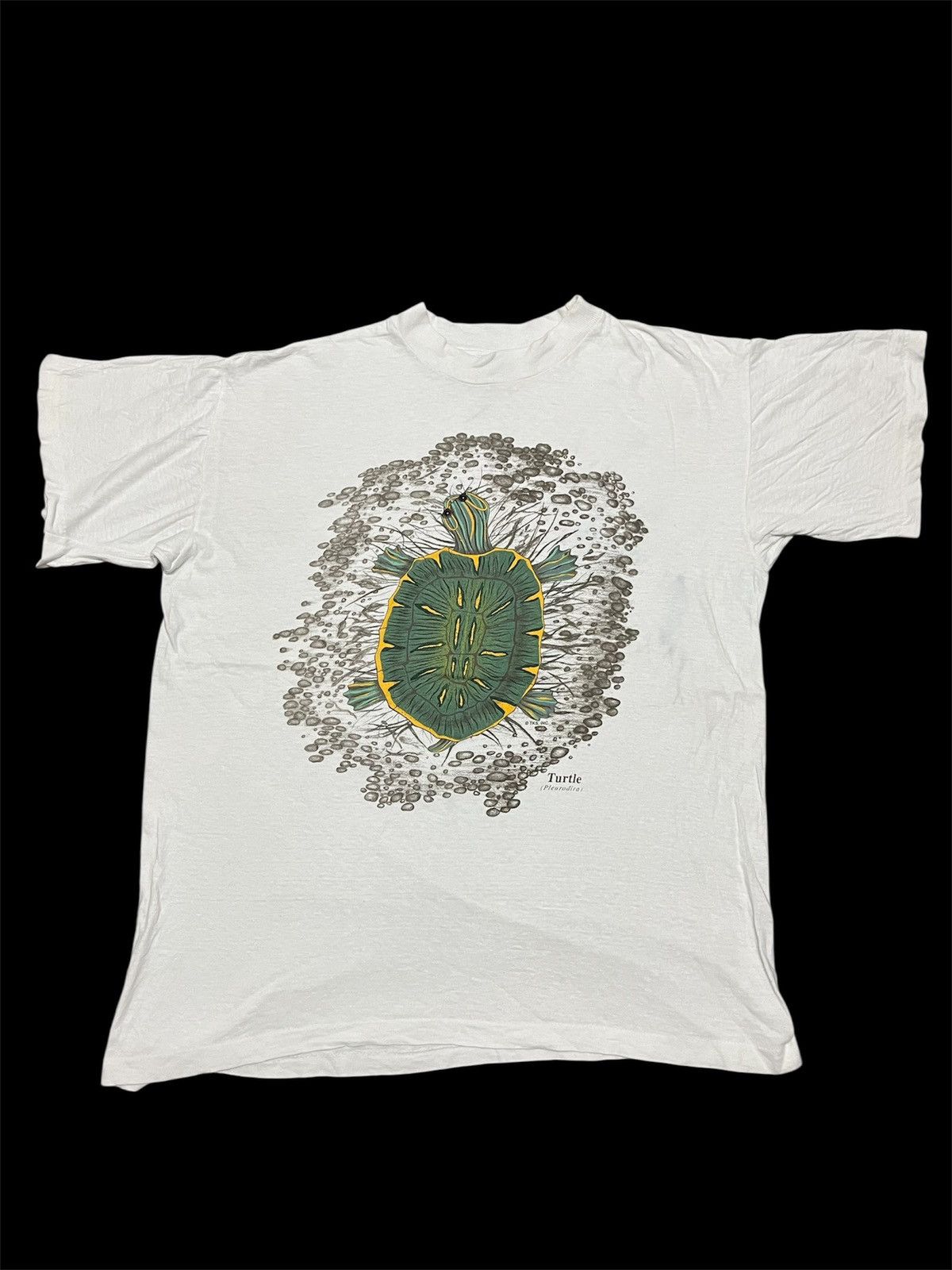 Vintage 💥Offer Me💥Vintage All Single Stitched Turtle Pelurodira Size US L / EU 52-54 / 3 - 1 Thumbnail