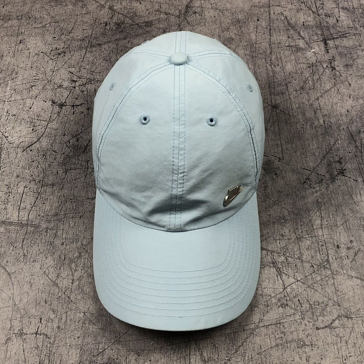 Nike Y2K Nike Nylon Light Blue Cap Size ONE SIZE - 2 Thumbnail