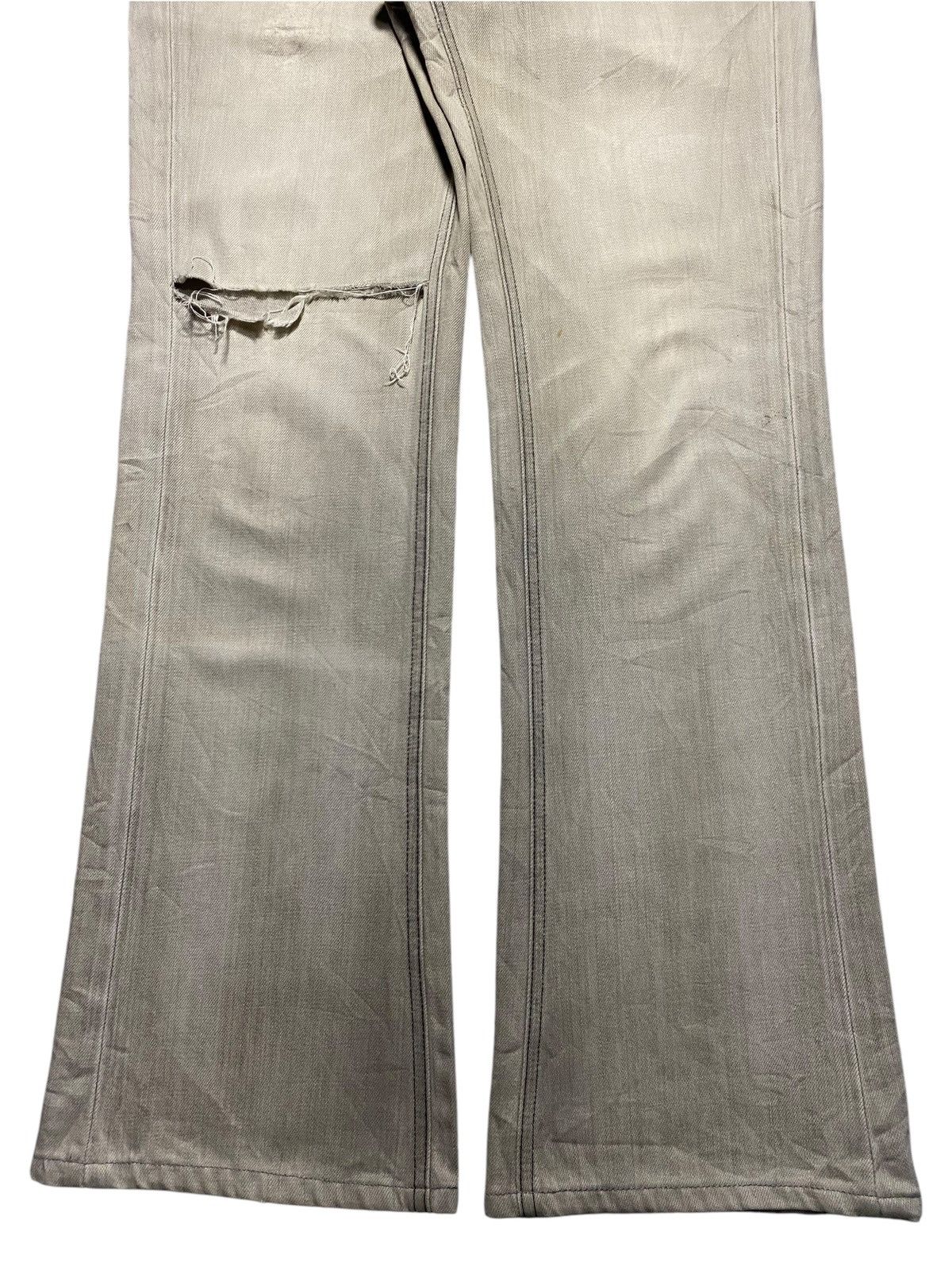 Japanese Brand Vintage The Tailored With Big John Distressed Wide Leg Jeans Size US 34 / EU 50 - 5 Thumbnail
